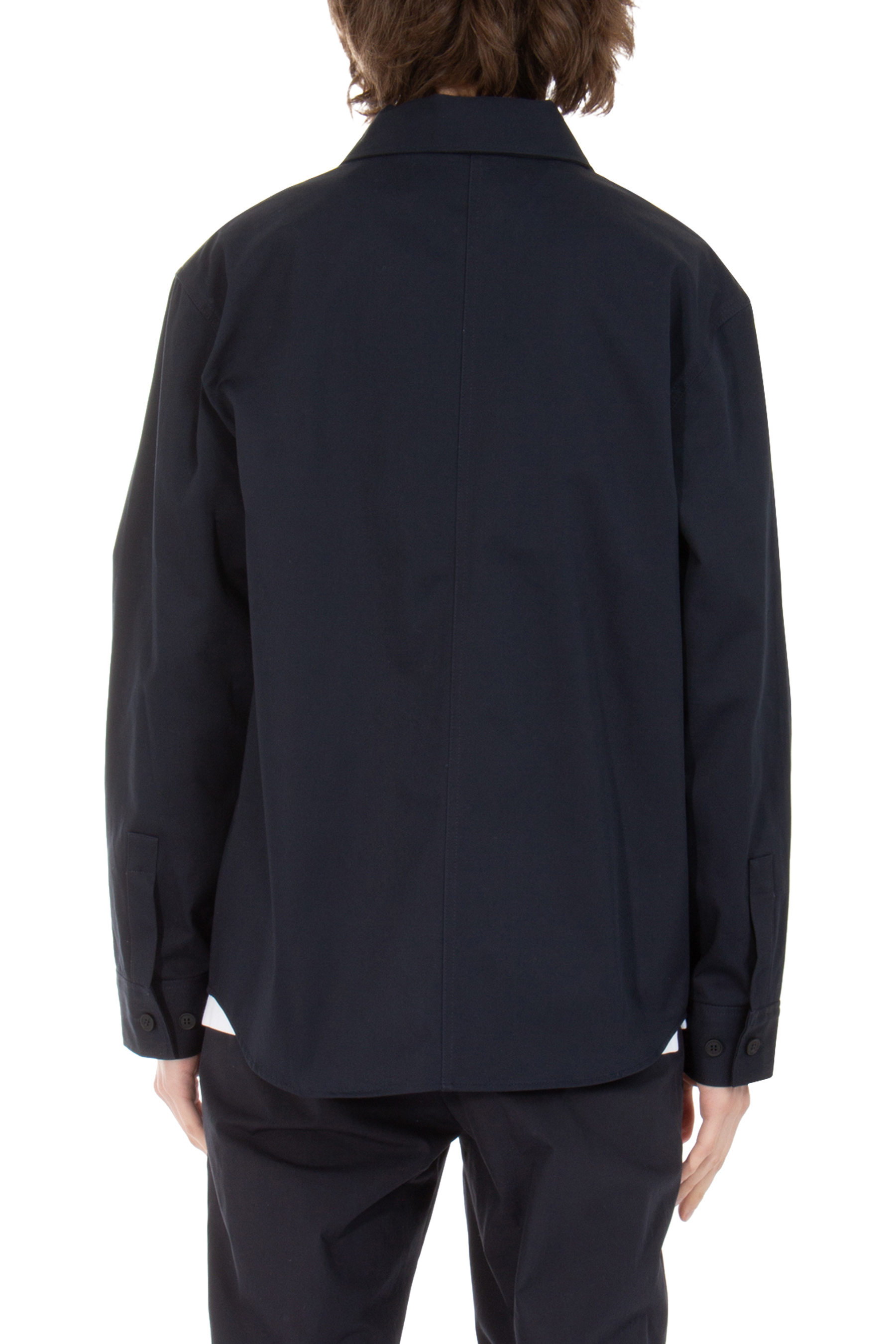 MAISON KITSUNÉ Cotton Gabardine Overshirt MAISON KITSUNÉ Cotton Gabardine Overshirt