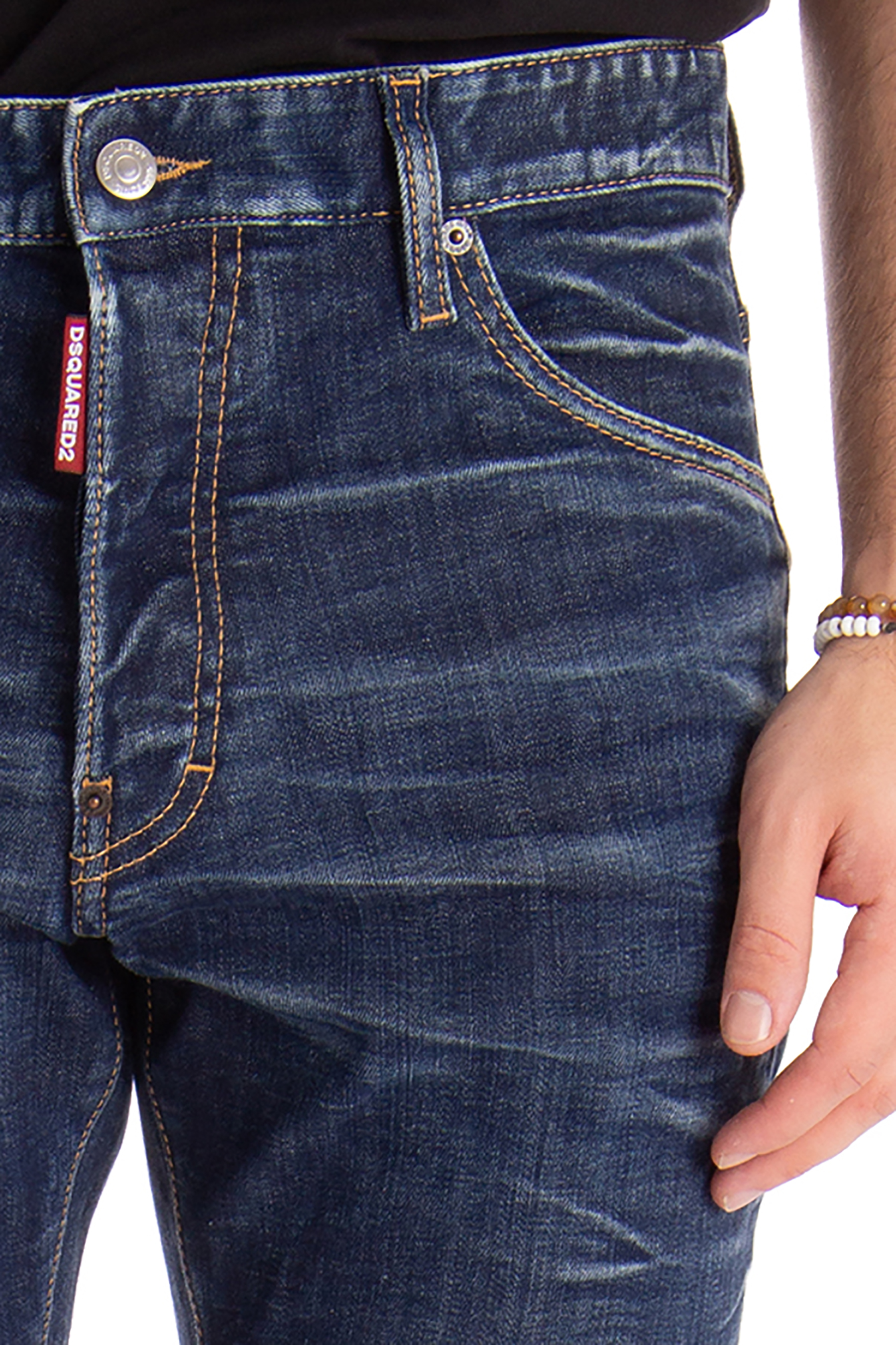 DSQUARED2 Dark Crinkle Cool Guy Jeans DSQUARED2 Dark Crinkle Cool Guy Jeans