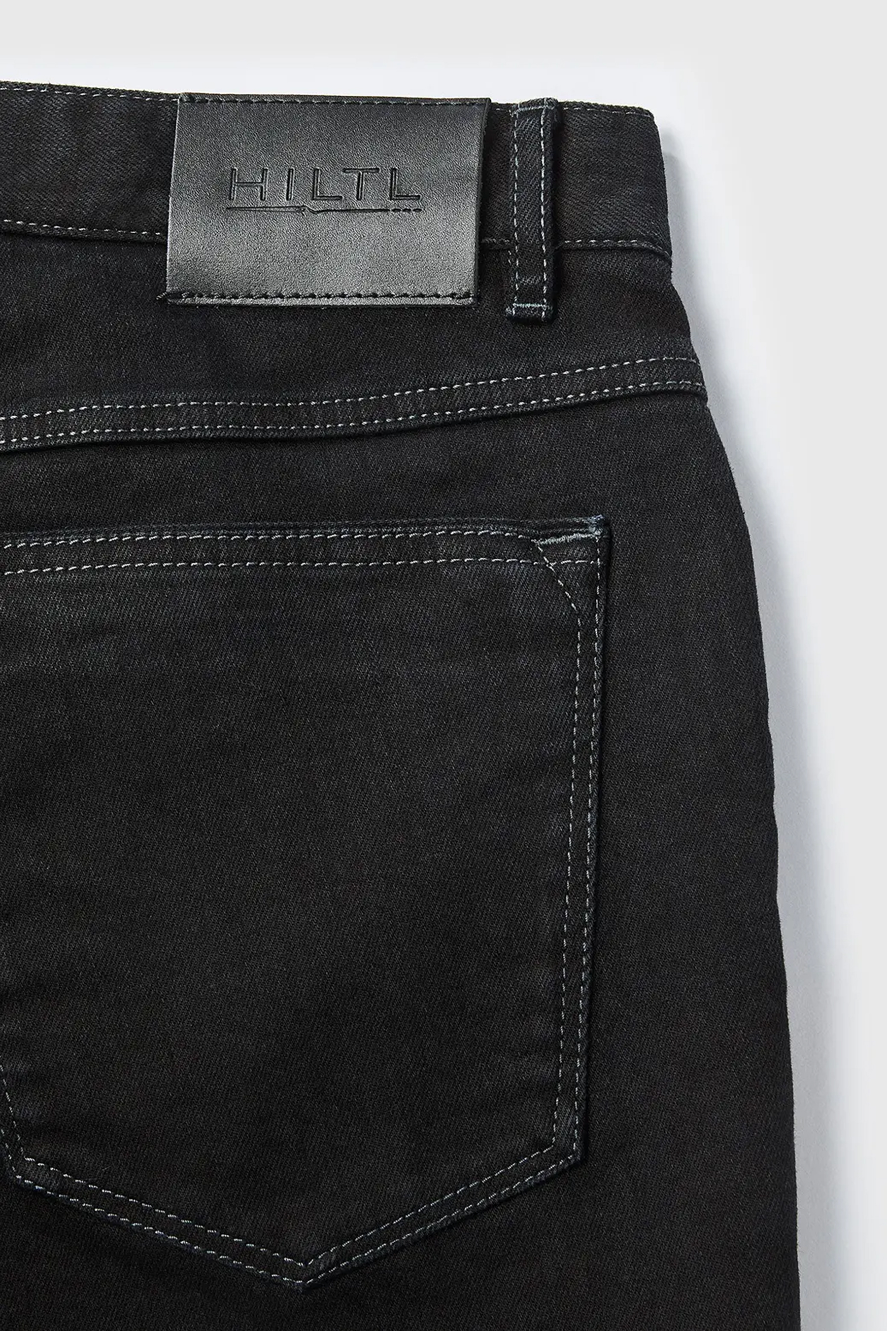 HILTL Regular Fit Stretch Cotton Denim Jeans Parker Bekleidung, Hosen, Jeans, Tasche, Handtasche