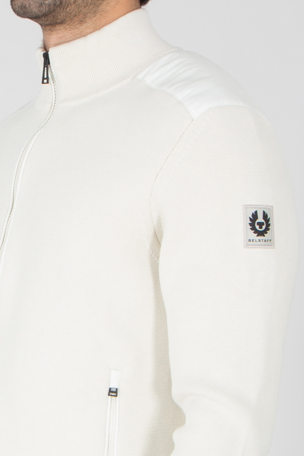 Vlies, Langer Ärmel, Mantel, Jacke, Person