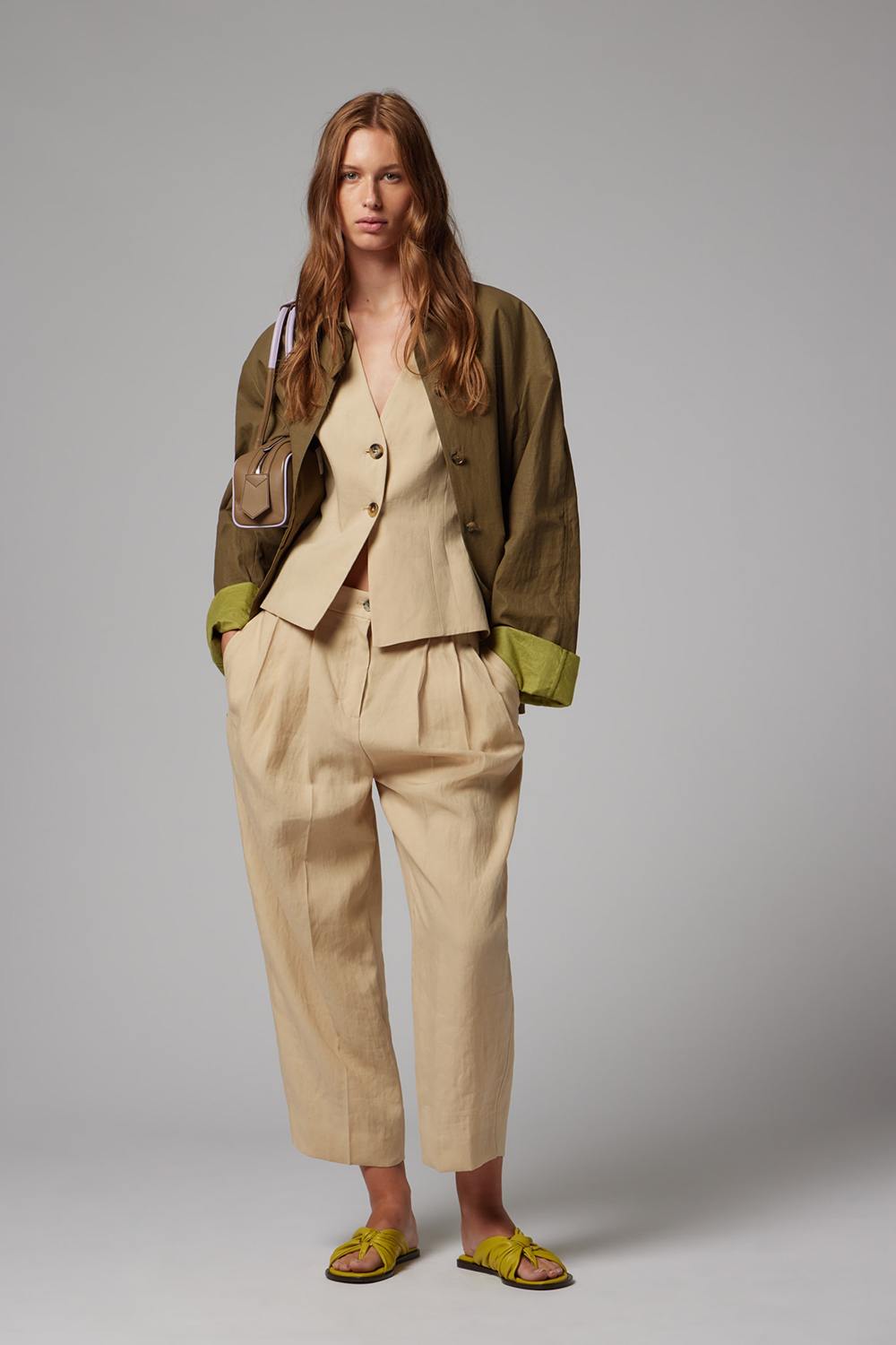 PAUL SMITH Lime Green Sandals Lorrha