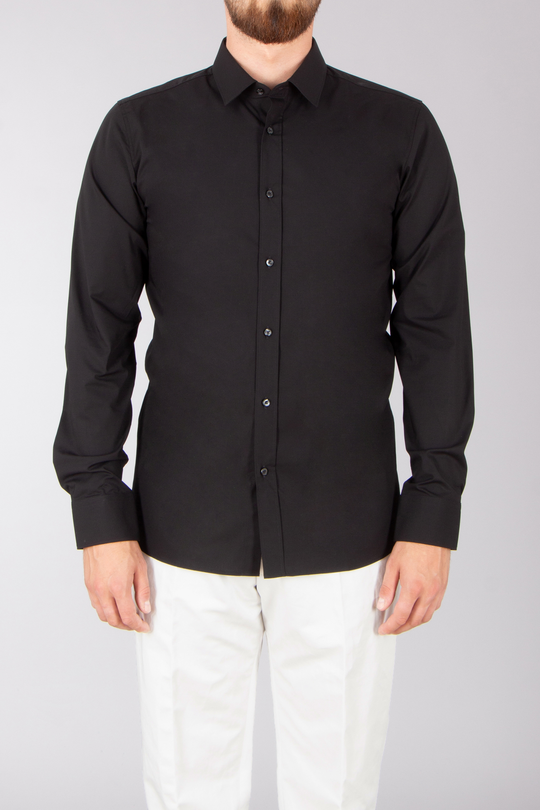 HUGO Extra Slim Fit Stretch Cotton Poplin Shirt Elisha Bekleidung, Hemd, Langarm, Kleid, Hemd, Bluse