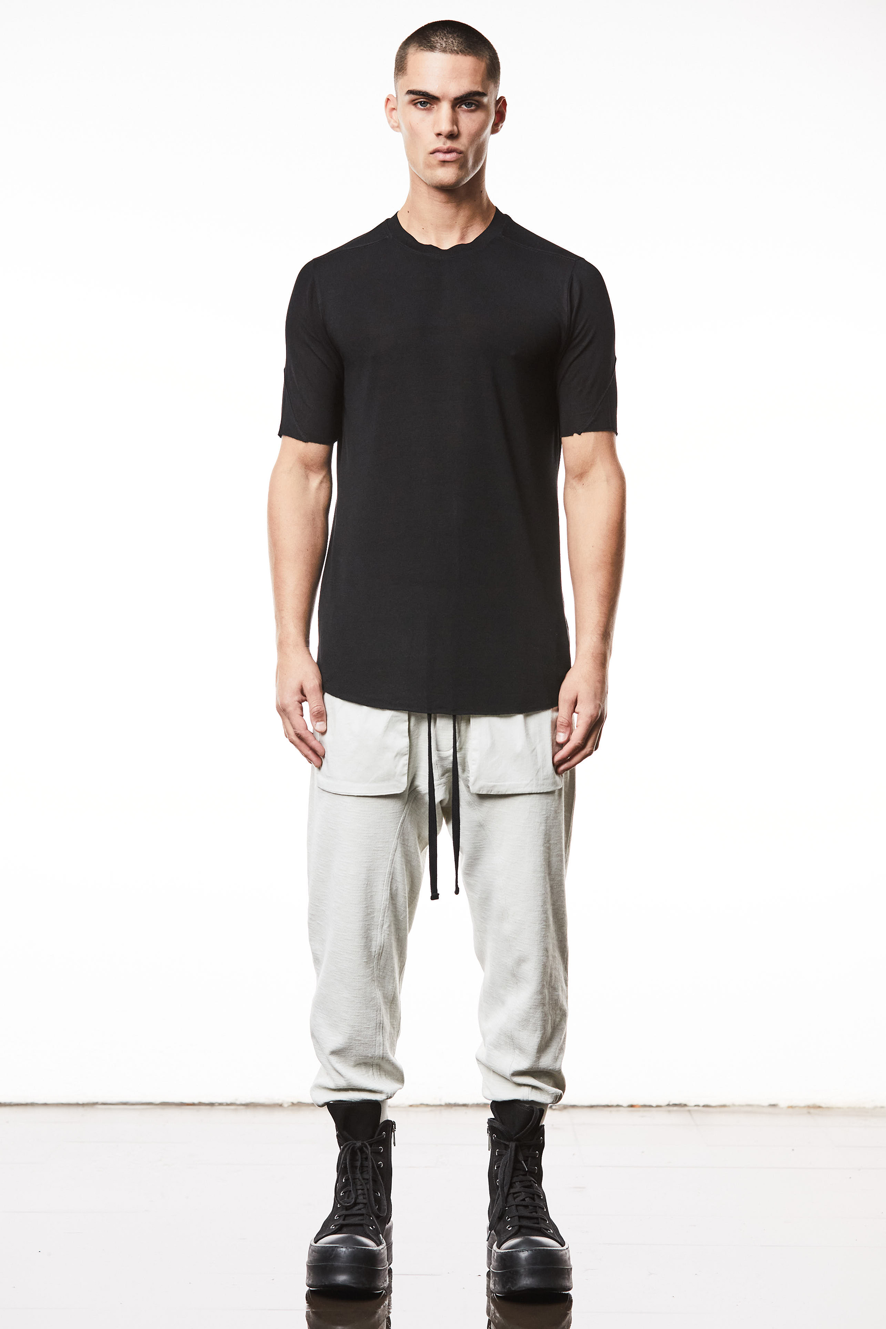 THOM KROM Slim Fit Light Viscose Stretch T-Shirt THOM KROM Slim Fit Light Viscose Stretch T-Shirt