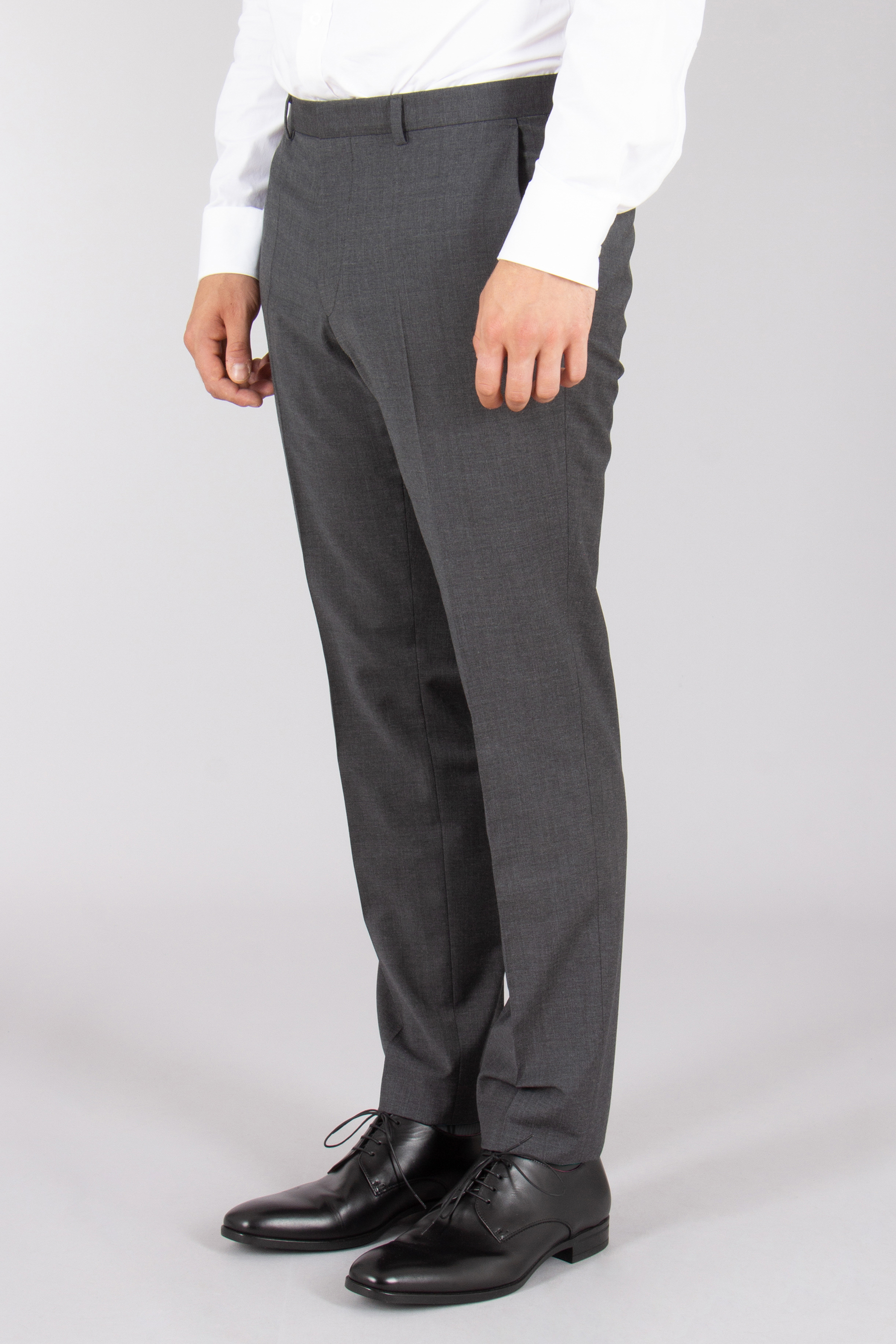 HUGO Extra Slim Fit Stretch Virgin Wool Blend Pants Hesten Hosen, Erwachsener, Männlich, Mann, Person