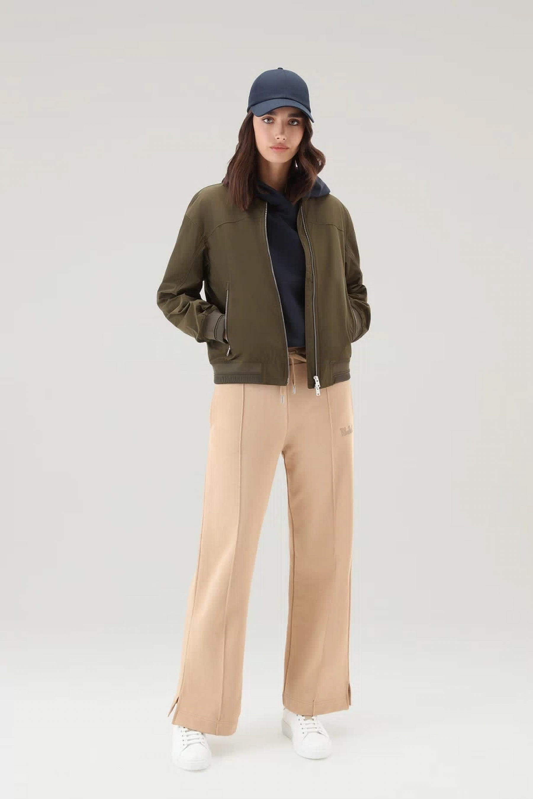 WOOLRICH Lightweight Summer Bomber Jacket WWOU0789FRUT3128614