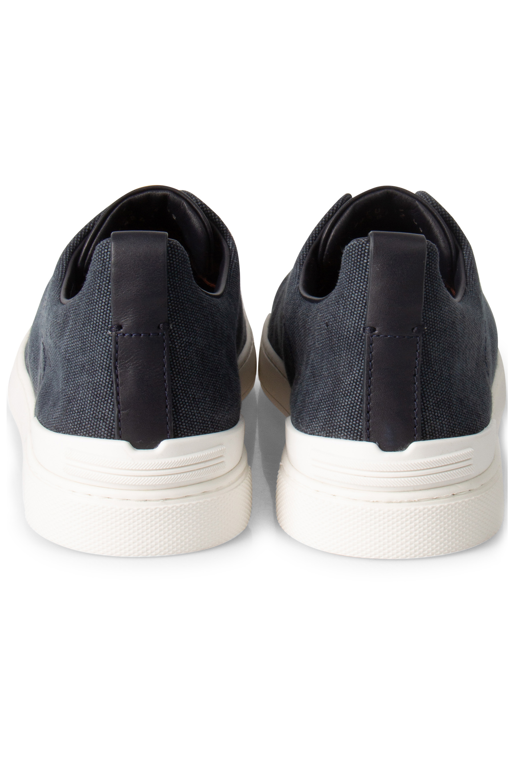 ZEGNA Canvas Sneakers Triple Stitch