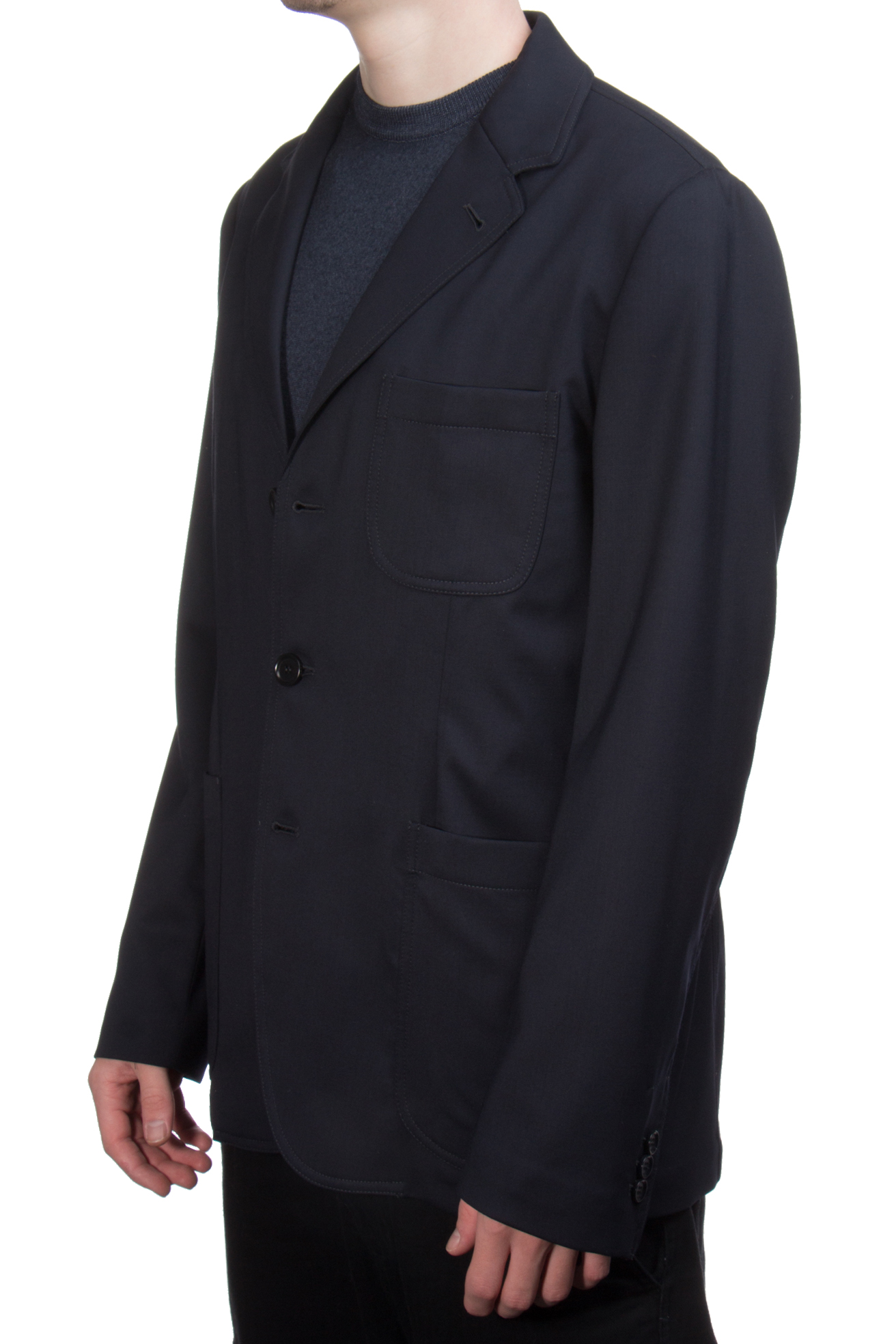 ASPESI Unstructured Wool Stretch Jacket