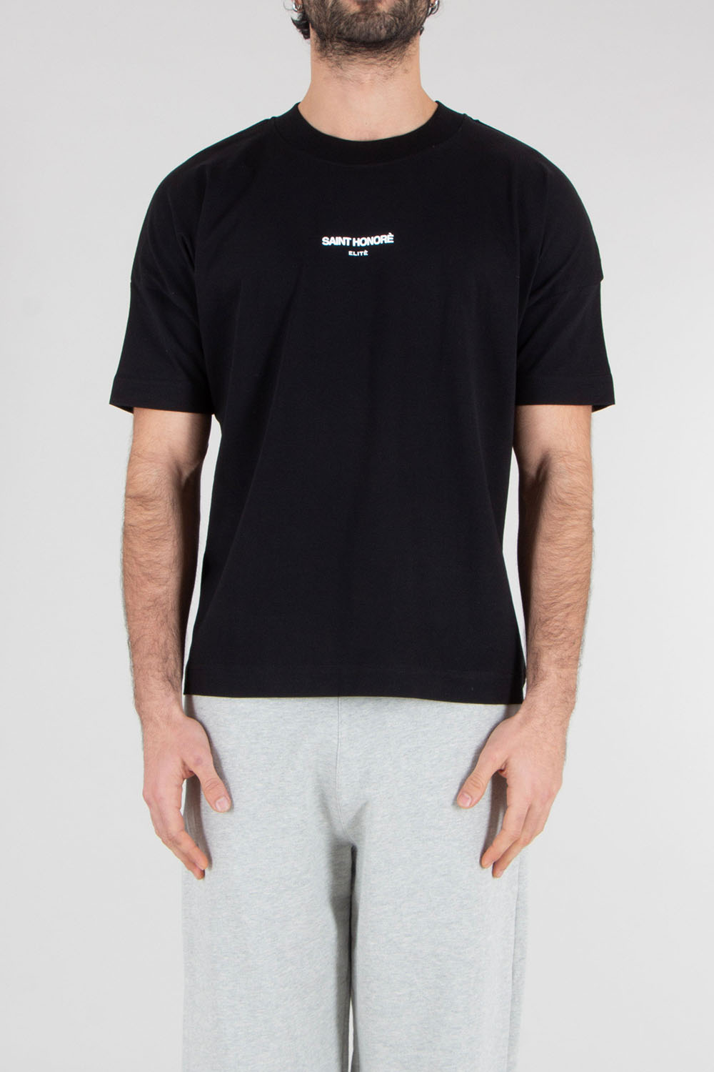 ELITÈ Relaxed Fit Logo Print Cotton Jersey T-Shirt