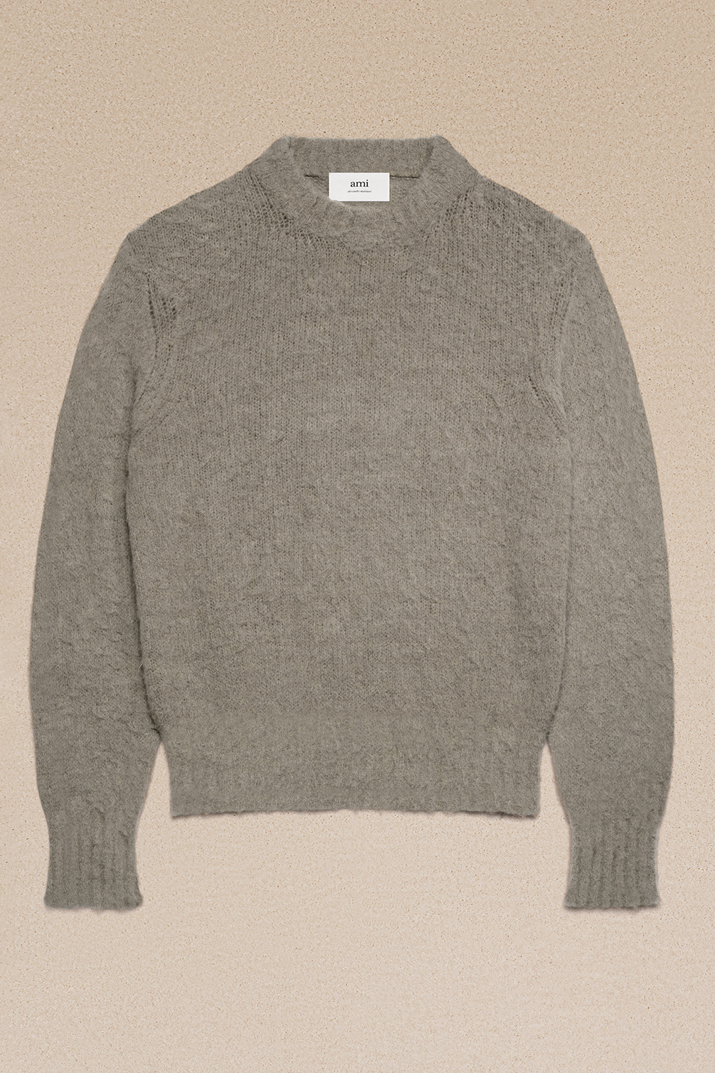 AMI PARIS Baby Alpaca Blend Knit Sweater AMI PARIS Baby Alpaca Blend Knit Sweater