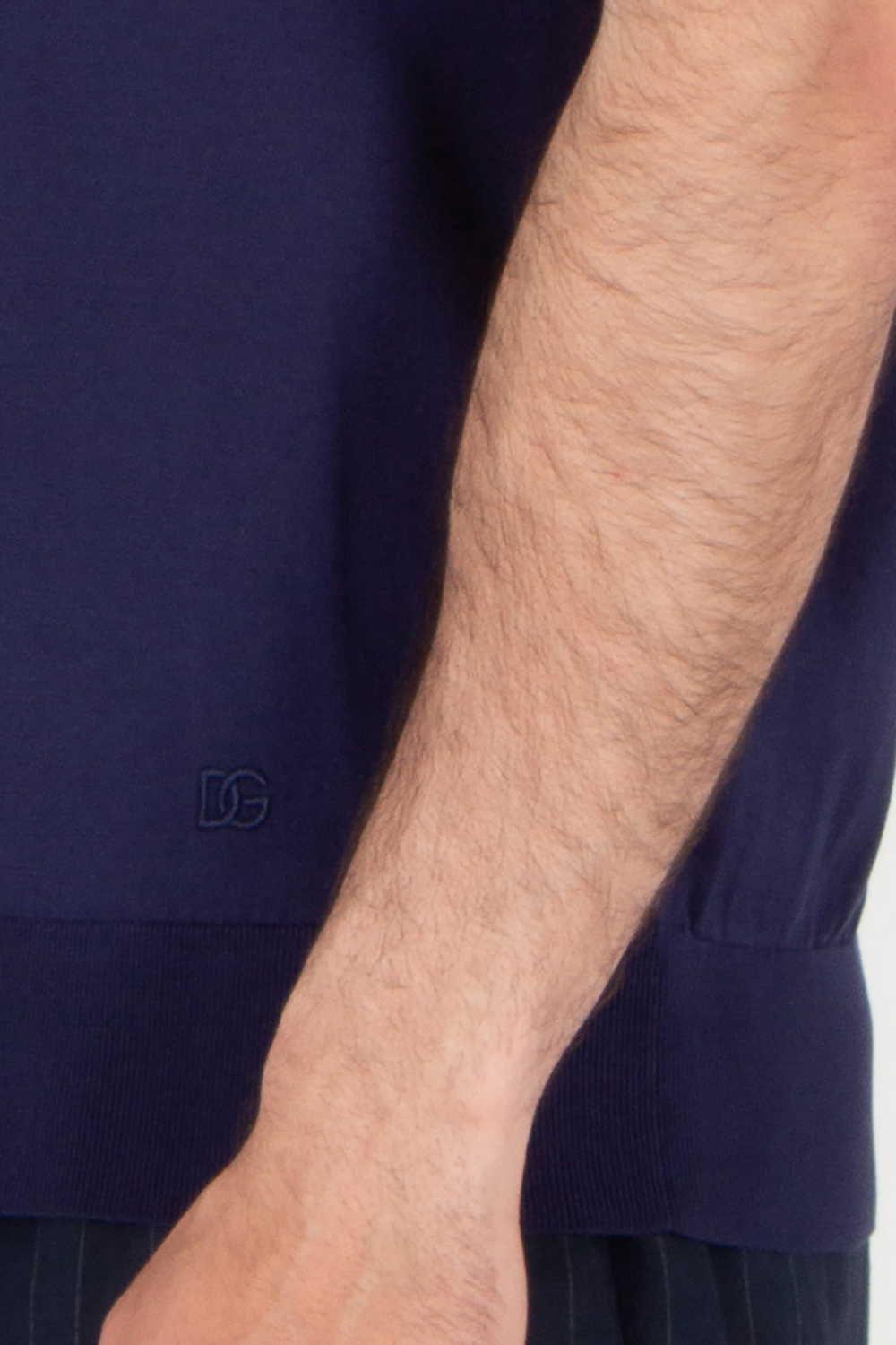 DOLCE & GABBANA  Serafino Silk Embroidered Polo
