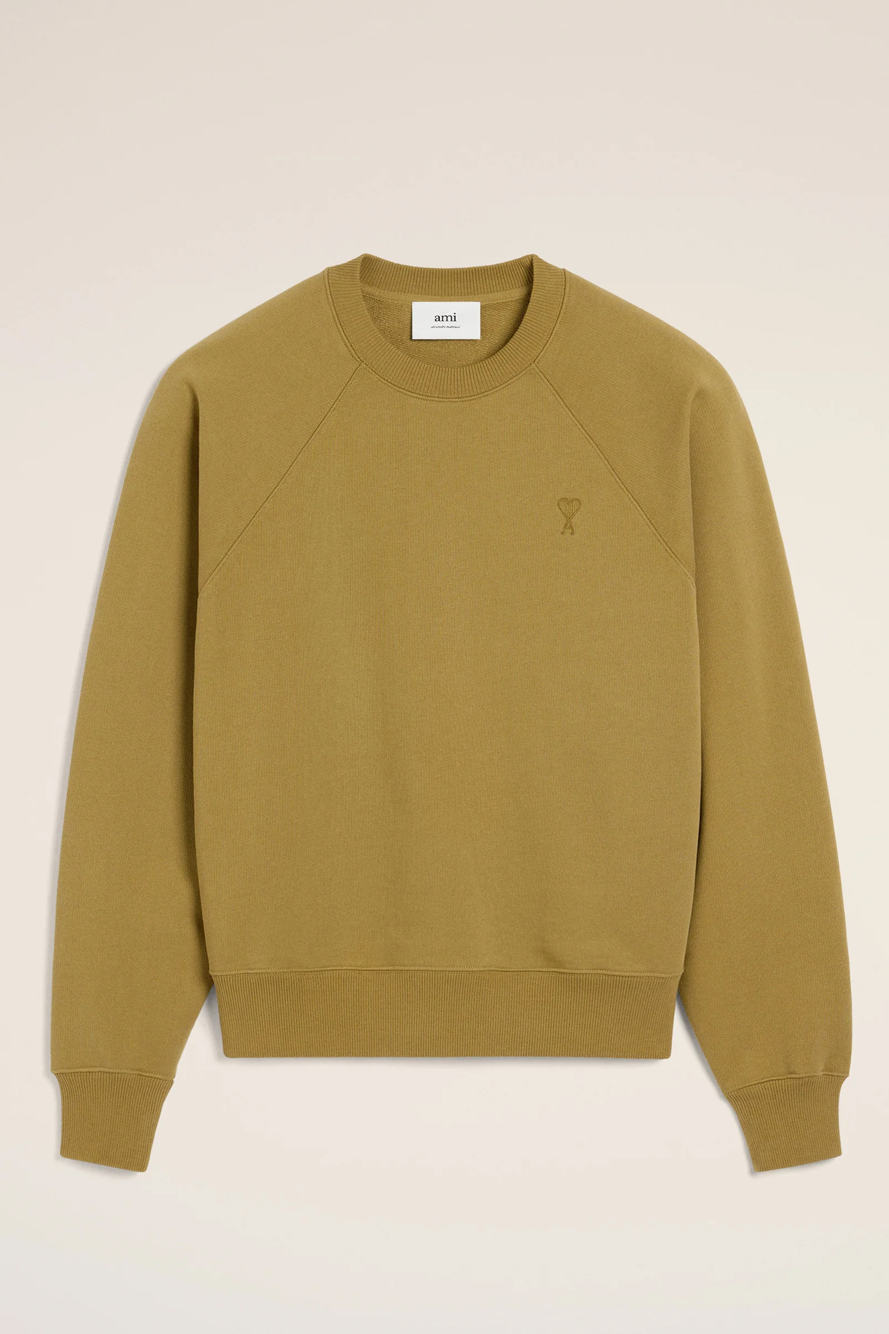 AMI PARIS Boxy Fit Ami de Coeur Organic Cotton Fleece Sweatshirt AMI PARIS Boxy Fit Ami de Coeur Organic Cotton Fleece Sweatshirt