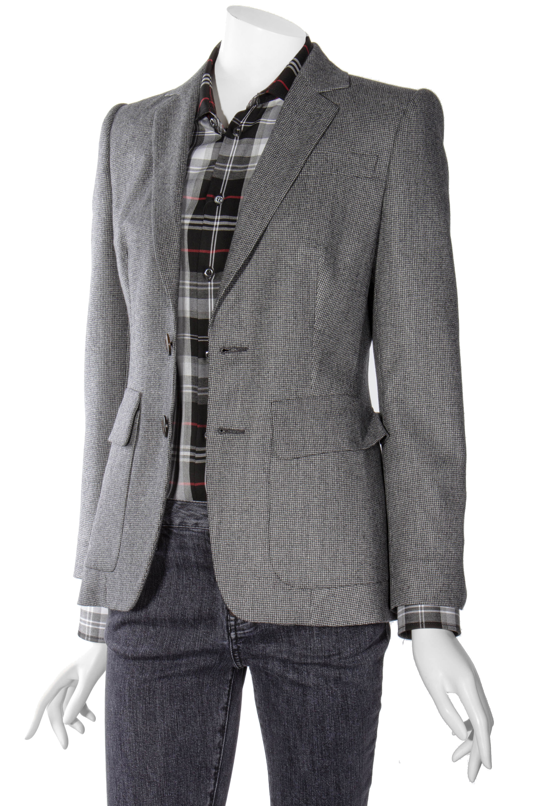 DSQUARED2 Houndstooth Wool Blazer