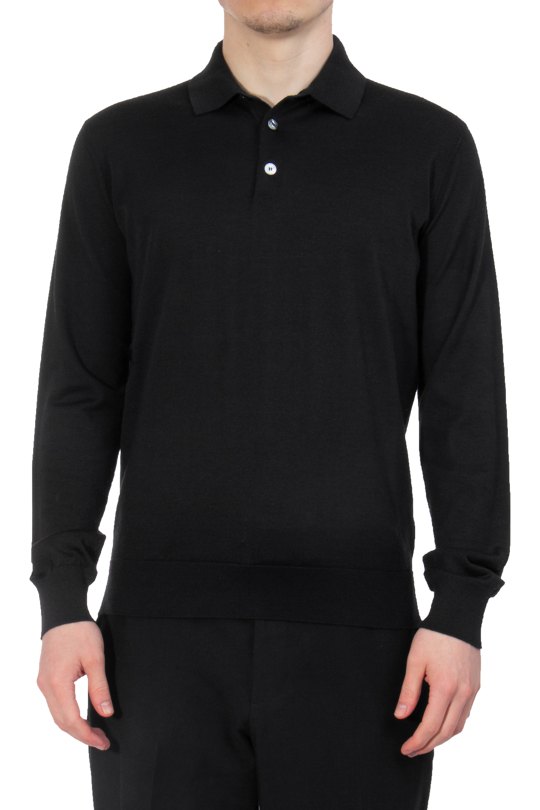 ZEGNA Cashseta Light Knit Polo | 132E8J00K09