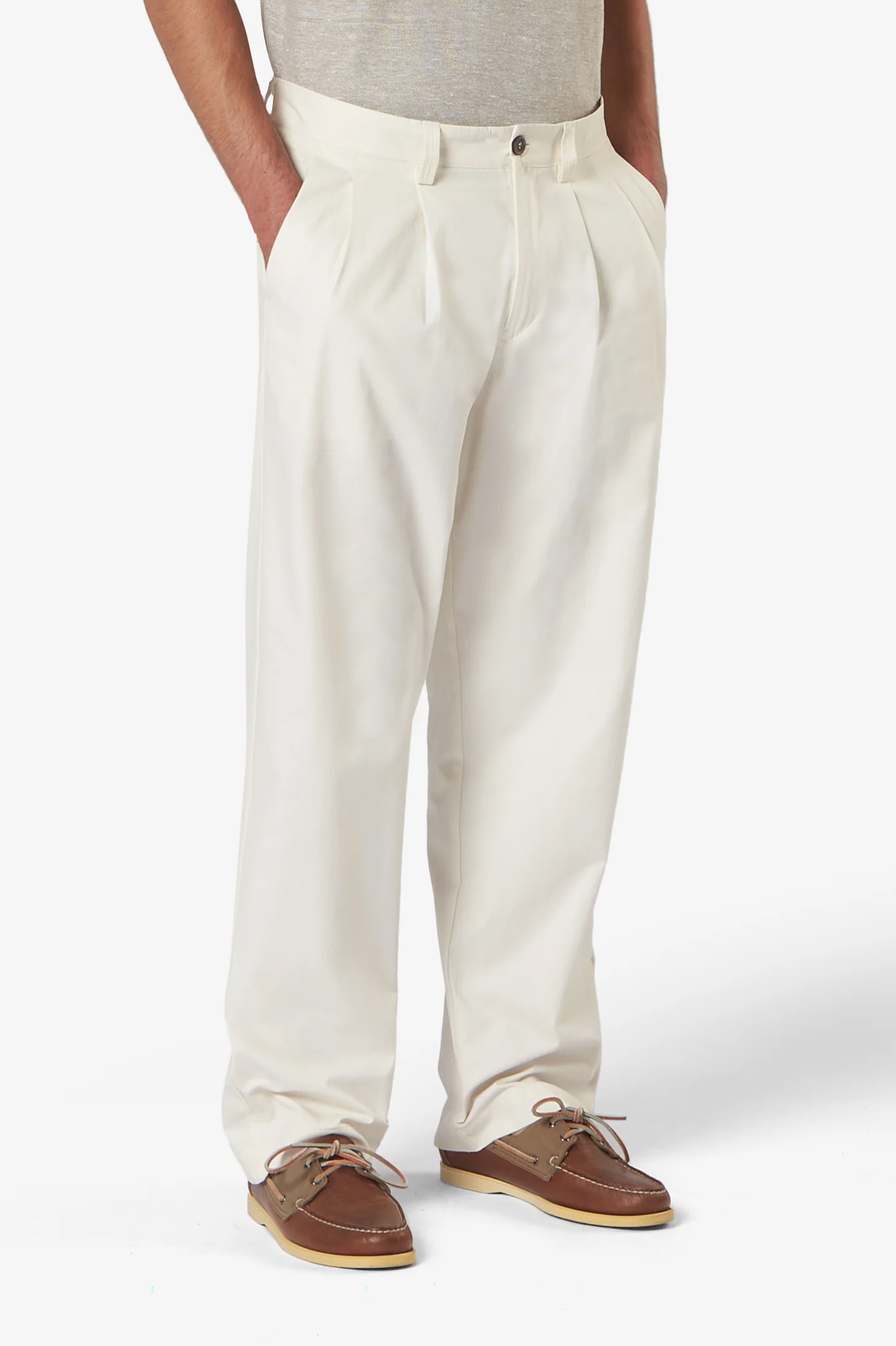 SEASE Wide Fit Cotton Pants