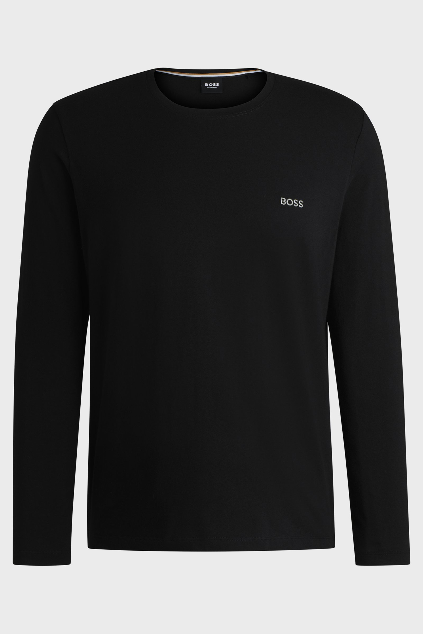 BOSS Regular Fit Embroidered Stretch Cotton Jersey Mix&Match Long-Sleeve T-Shirt BOSS Regular Fit Embroidered Stretch Cotton Jersey Mix&Match Long-Sleeve T-Shirt
