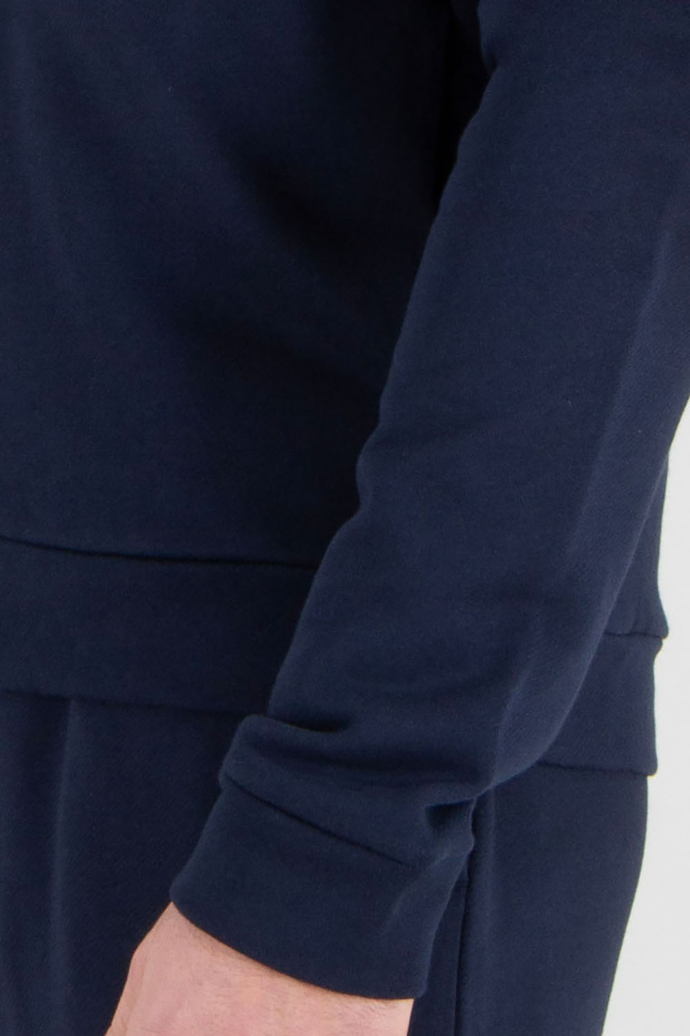 EMPORIO ARMANI Regular Fit Cotton-Modal French Terry Loungewear Zip-Up Hoodie