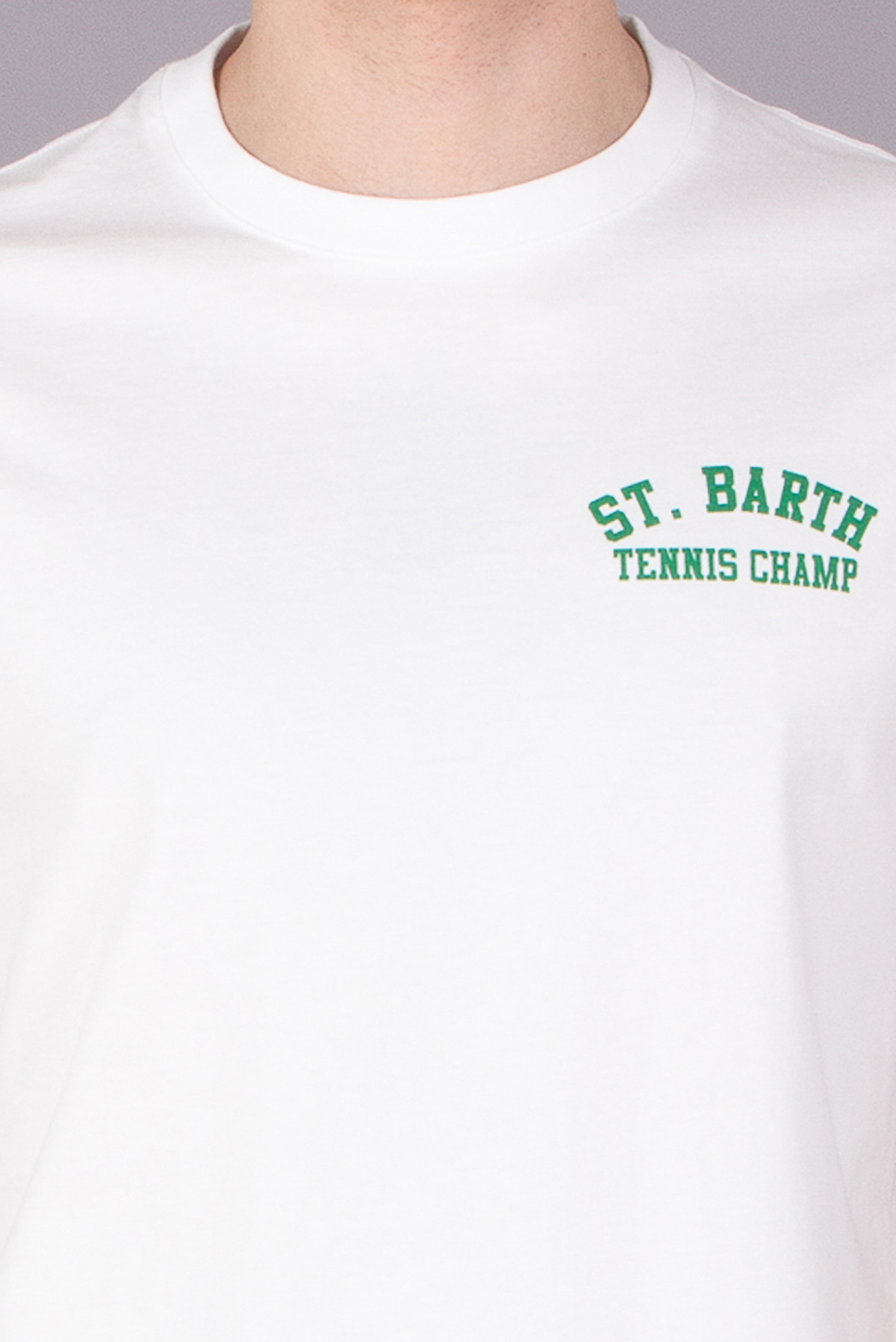 MC 2 SAINT BARTH Snoopy Tennis Champ Organic Cotton Jersey T-Shirt MC 2 SAINT BARTH Snoopy Tennis Champ Organic Cotton Jersey T-Shirt
