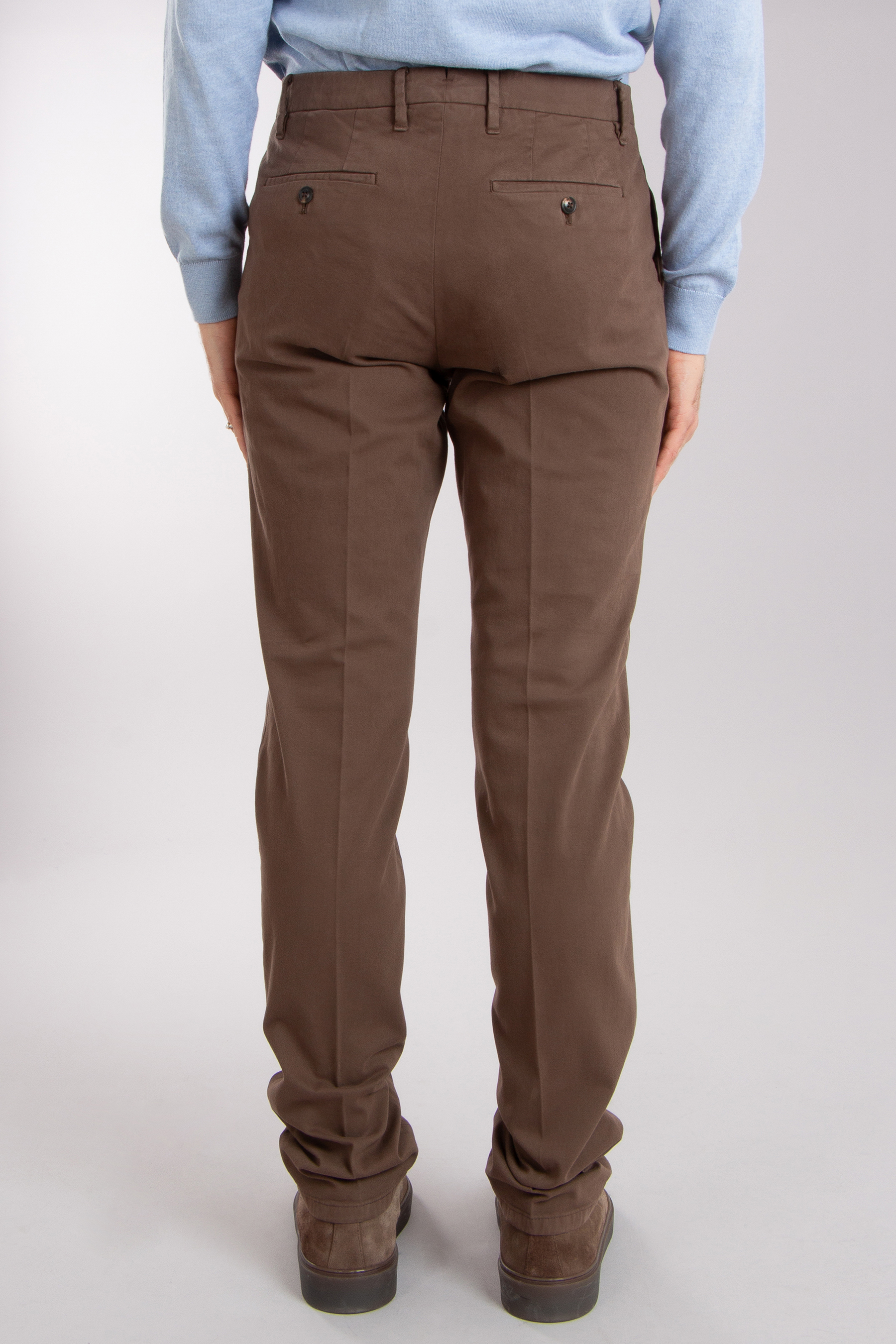 PAL ZILERI Slim Fit Cotton-Cashmere-Stretch Chino Pants PAL ZILERI Slim Fit Cotton-Cashmere-Stretch Chino Pants