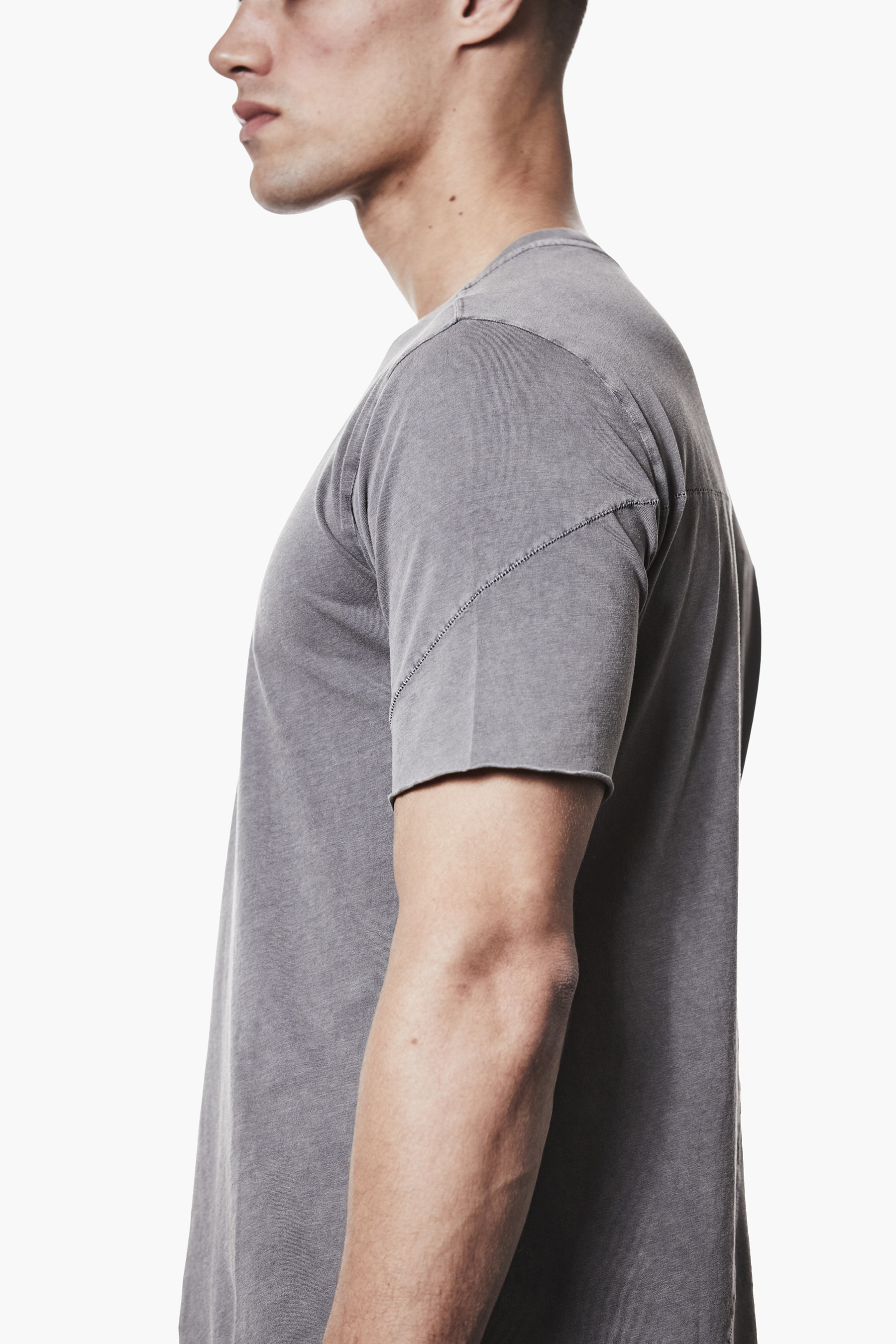 THOM KROM Slim Fit Cotton Jersey T-Shirt T-shirt, Ärmel, Erwachsener, Mann, Person