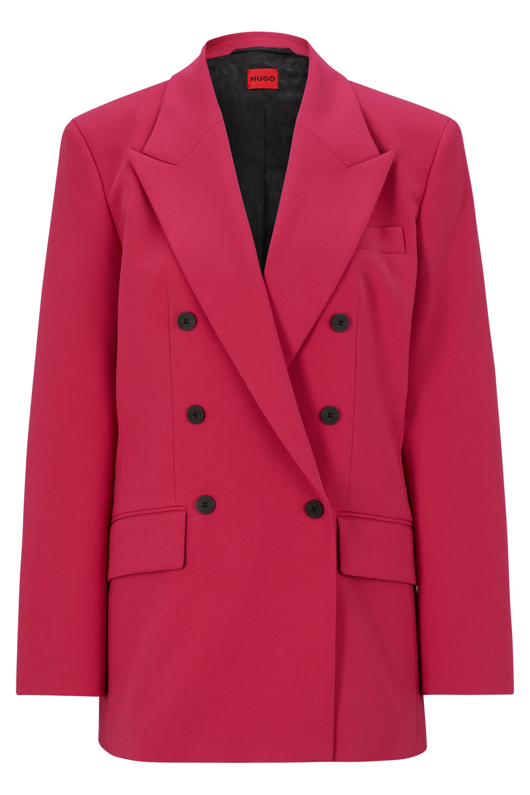 HUGO Relaxed Stretch Fabric Blazer Amalisa HUGO Relaxed Stretch Fabric Blazer Amalisa