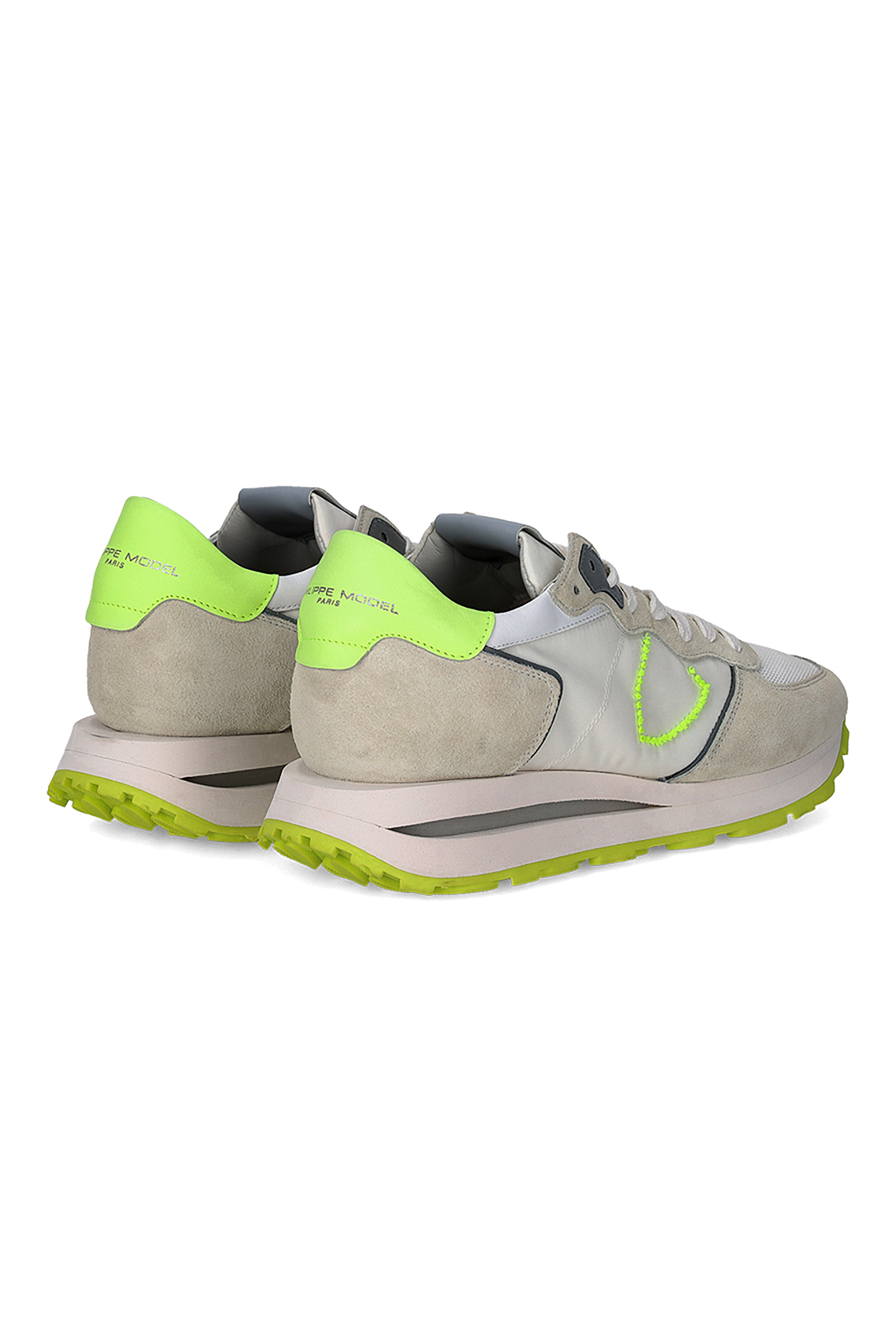 PHILIPPE MODEL Technical Fabric & Suede Sneakers Tropez Haute Low PHILIPPE MODEL Technical Fabric & Suede Sneakers Tropez Haute Low