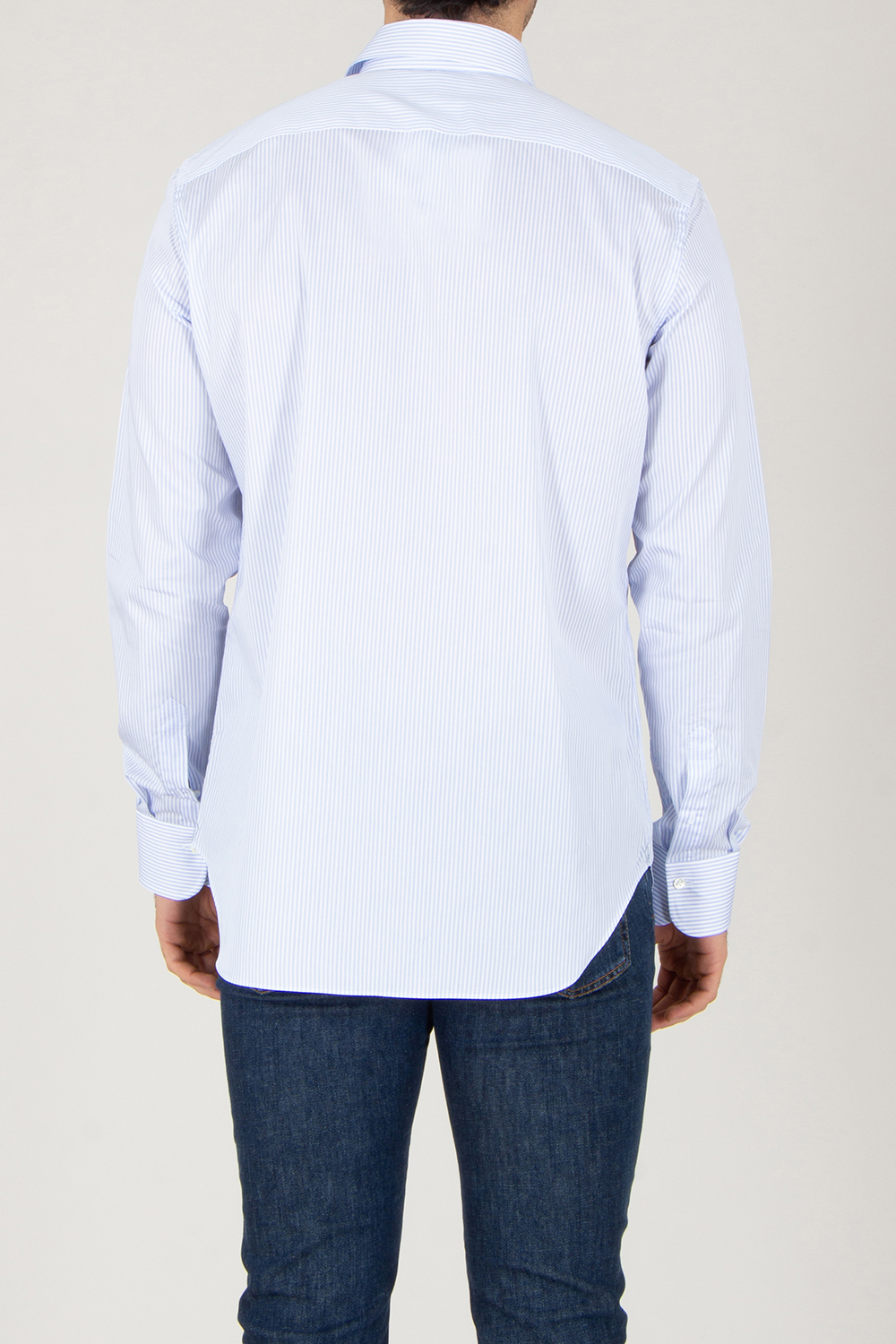 Langarm, Hemd, Mantel, Laborkittel, Jeanshose