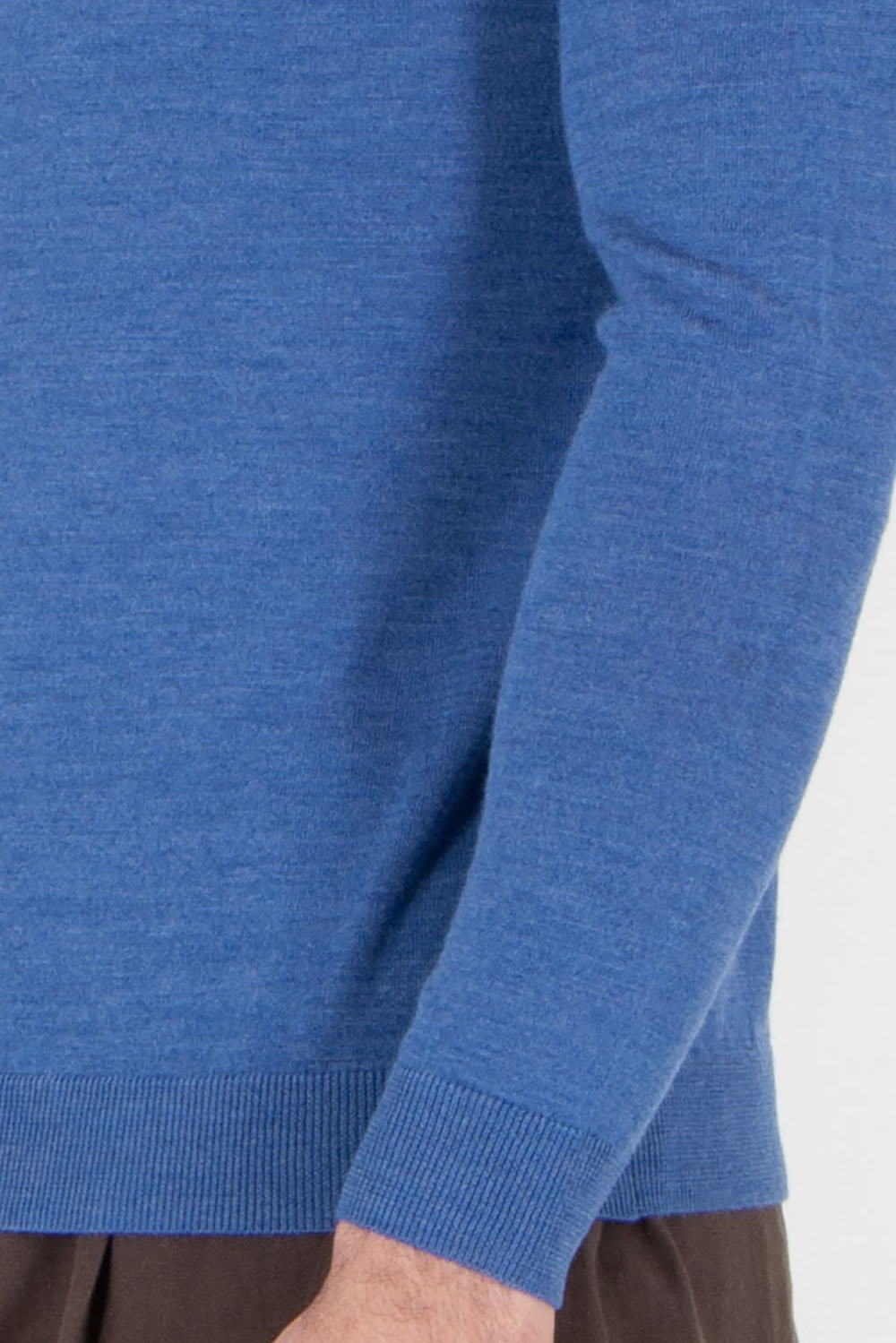 MIENTUS BERLIN Merino Silk Cashmere Crew Neck Sweater