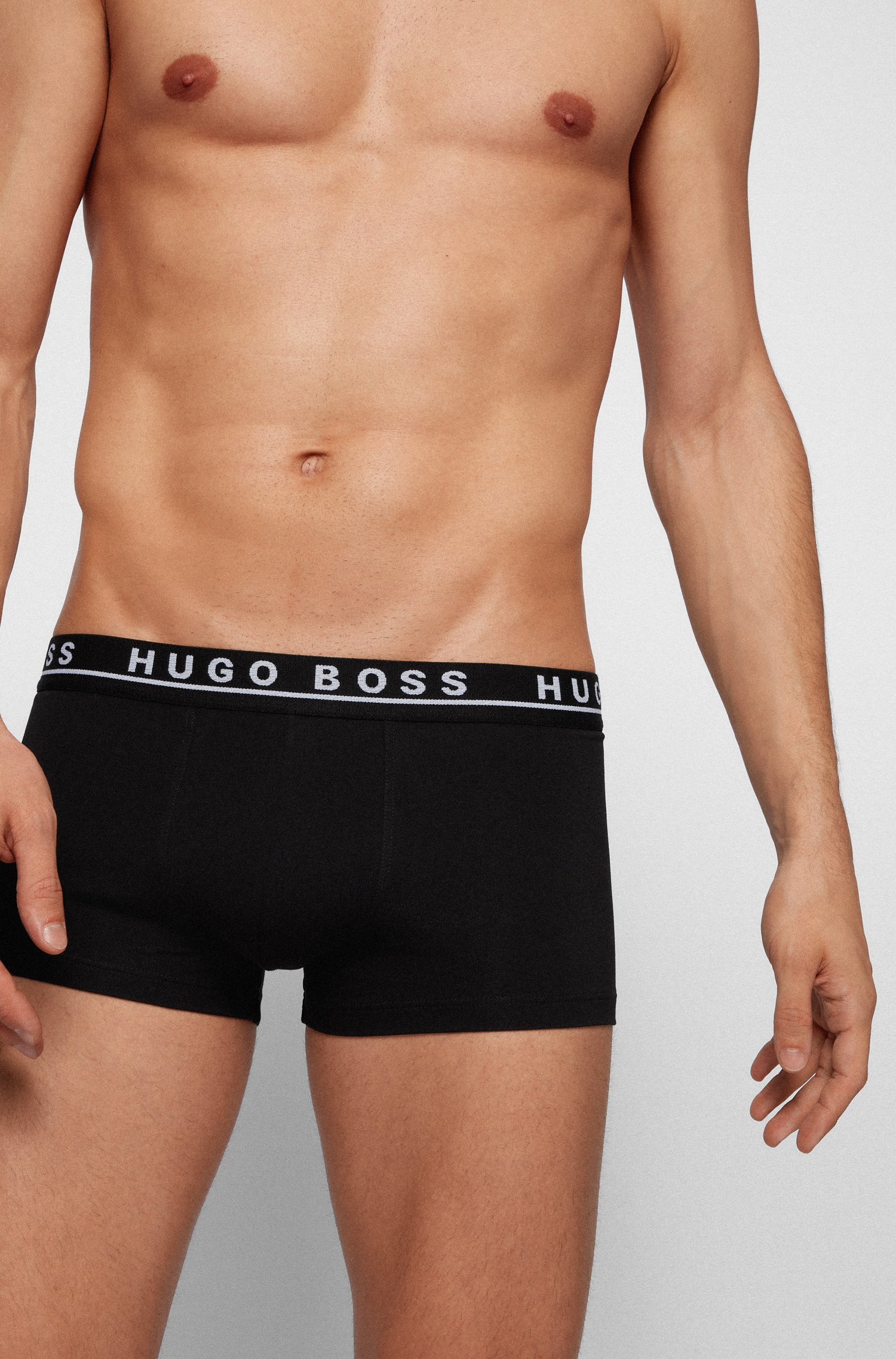 BOSS 3-Pack Cotton Stretch Trunks BOSS 3-Pack Cotton Stretch Trunks