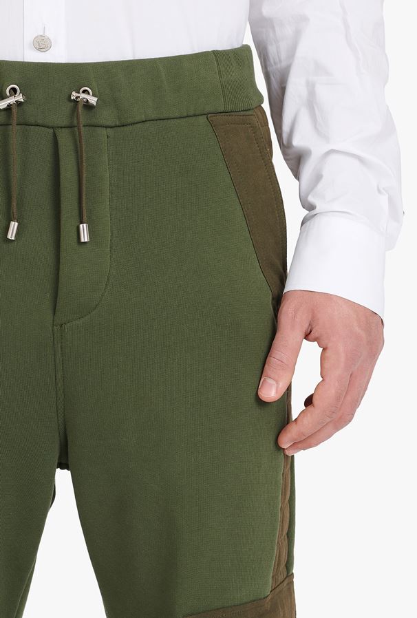 BALMAIN Khaki Cargo Sweatpants BALMAIN Khaki Cargo Sweatpants