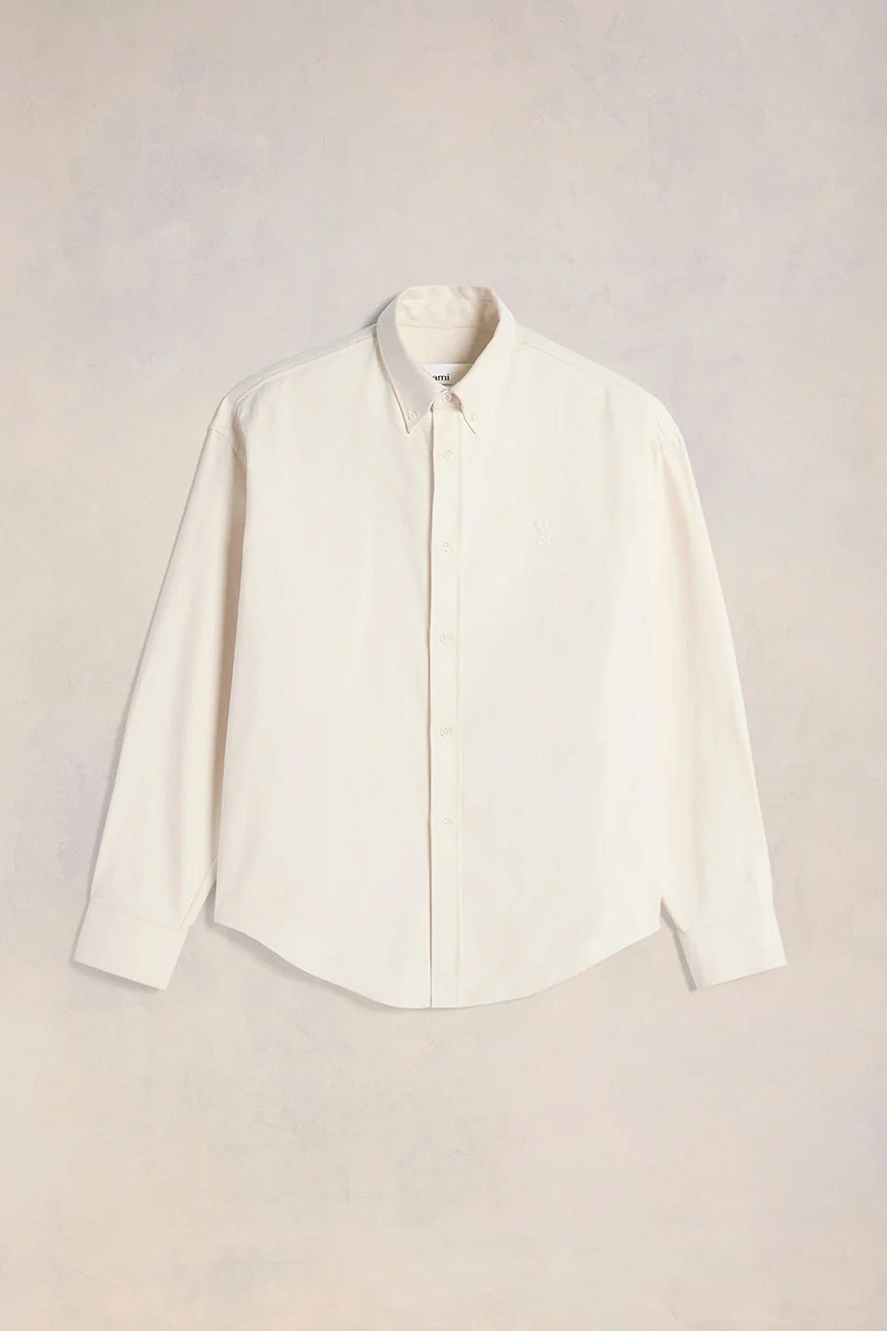AMI PARIS Boxy Fit Cotton Oxford Shirt AMI PARIS Boxy Fit Cotton Oxford Shirt