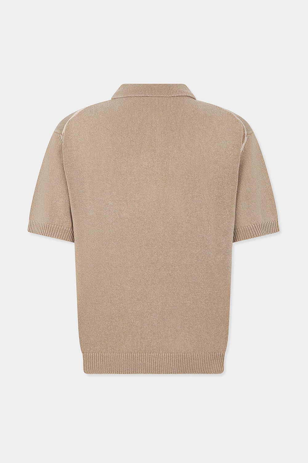 DSQUARED2 Relaxed Fit Cotton Blend Knitted Polo Shirt