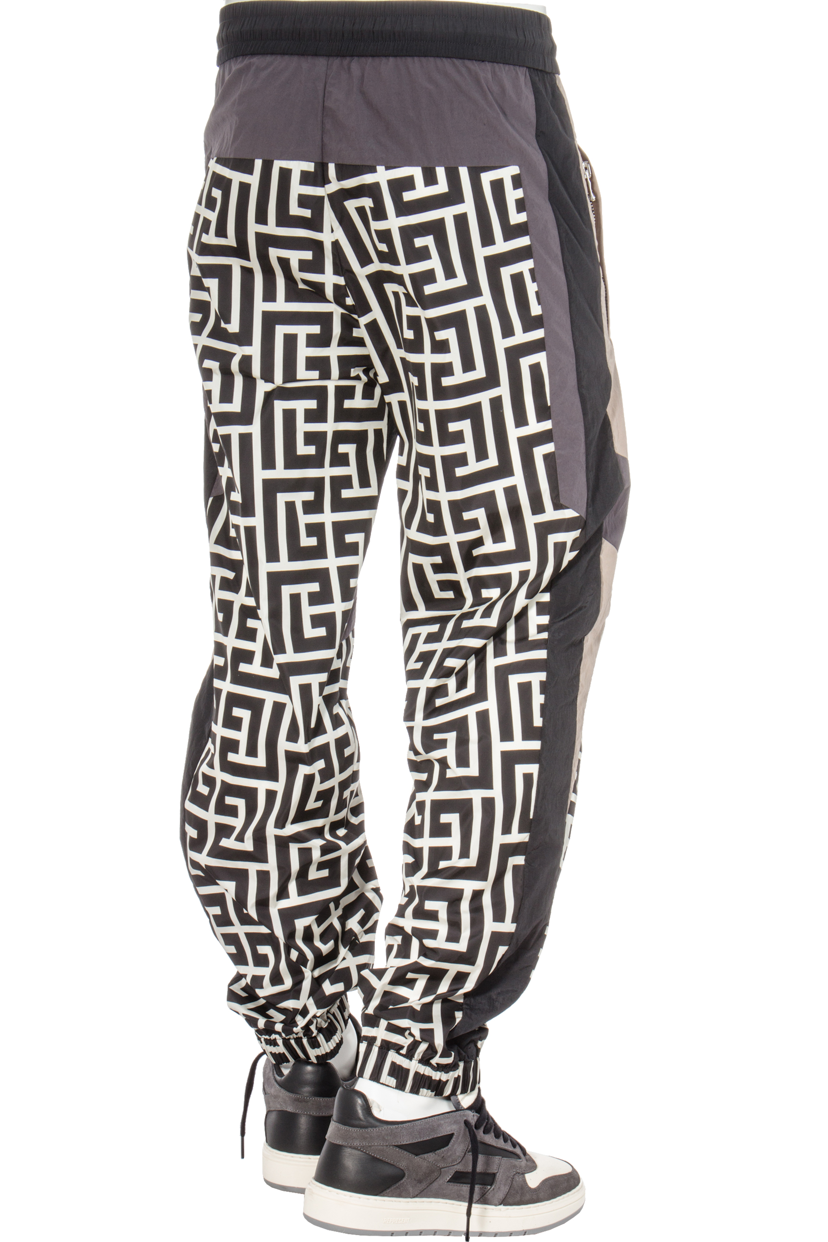BALMAIN Monogram Pattern Trackpants