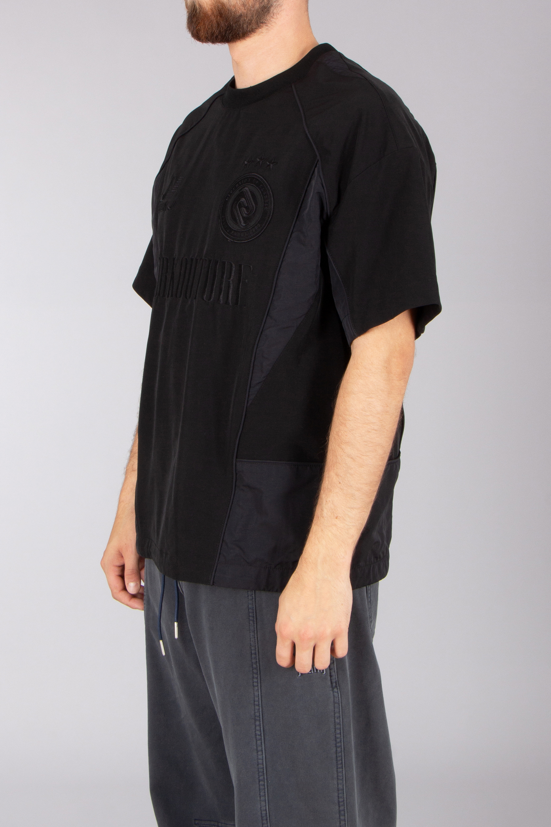 JUUN.J Oversized Nylon Blend Football Jersey