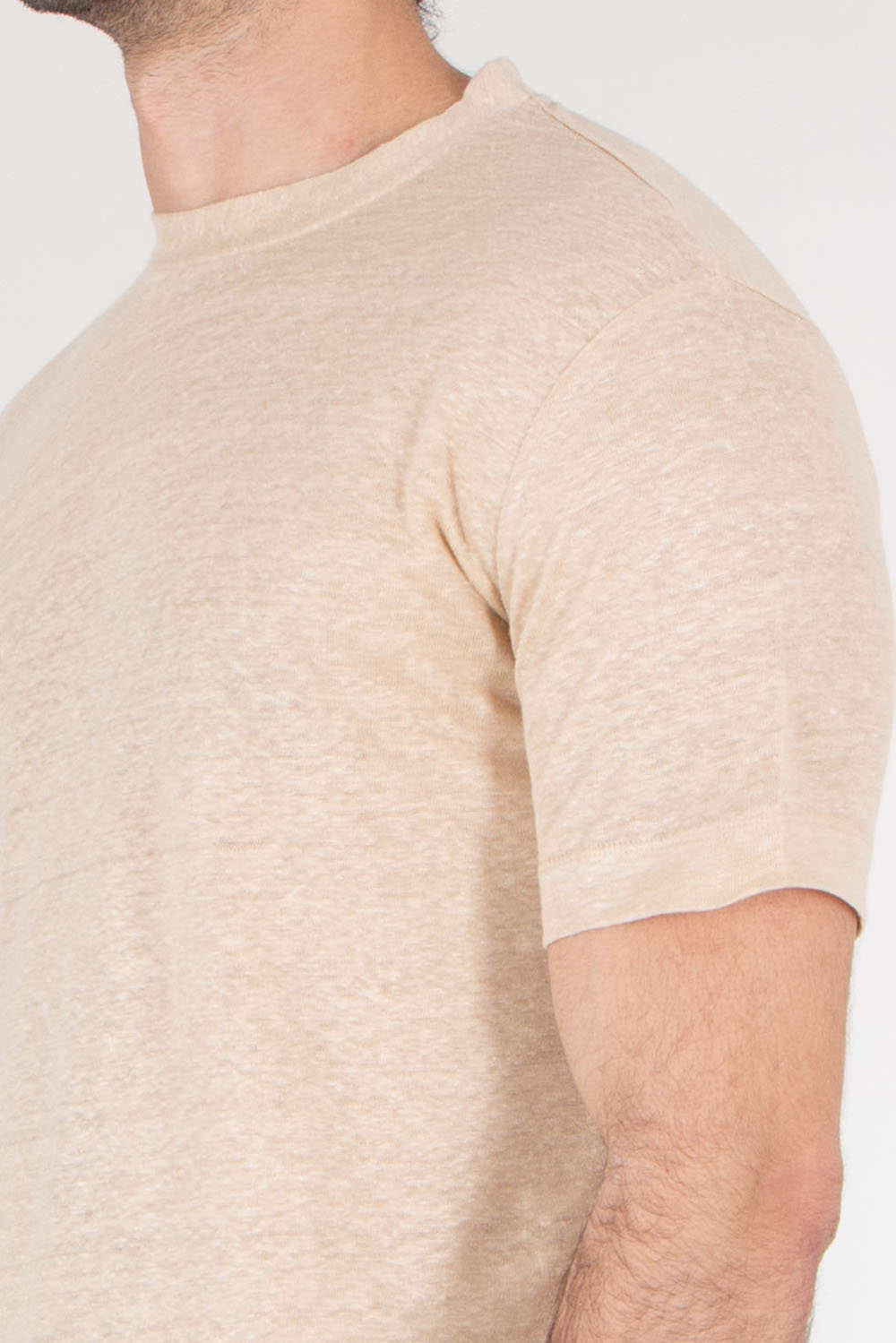 AURÉLIEN Regular Fit Linen T-Shirt