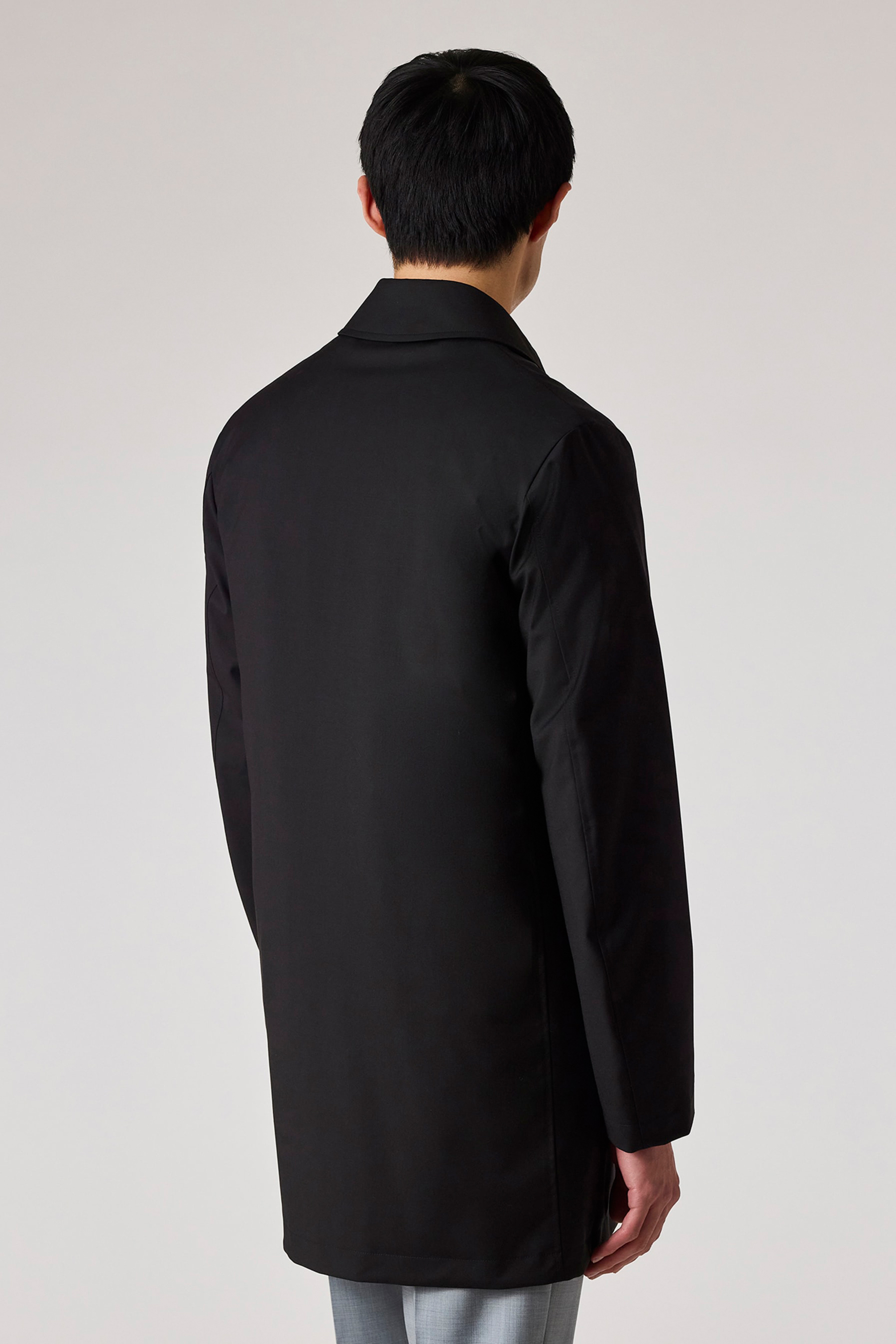 PAUL SMITH Regular Fit Detachable Gilet Green Storm System Wool Mac Coat Bekleidung, Mantel, Langarm, Formelle Kleidung