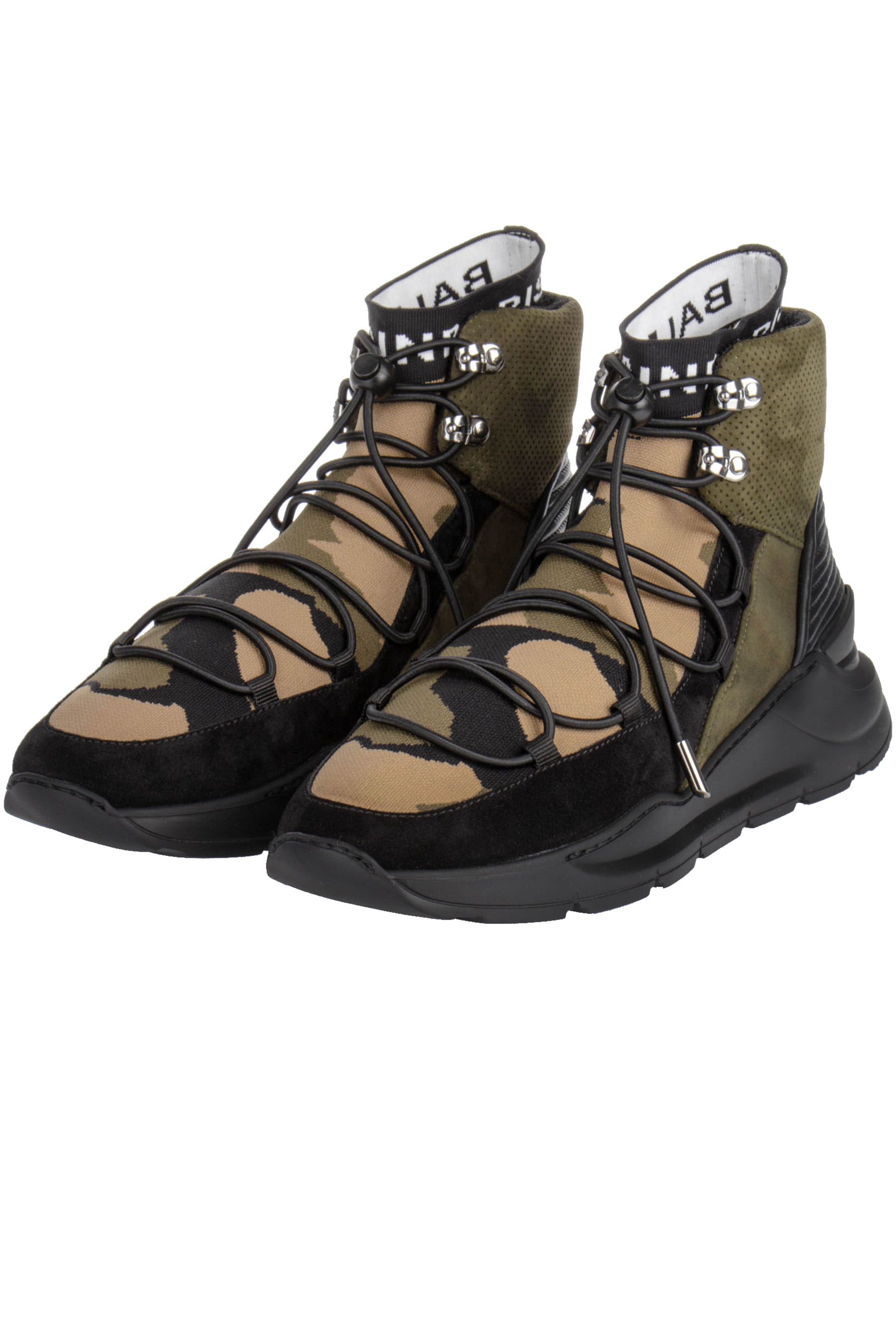 BALMAIN Camouflage Knit Sneakers BALMAIN Camouflage Knit Sneakers