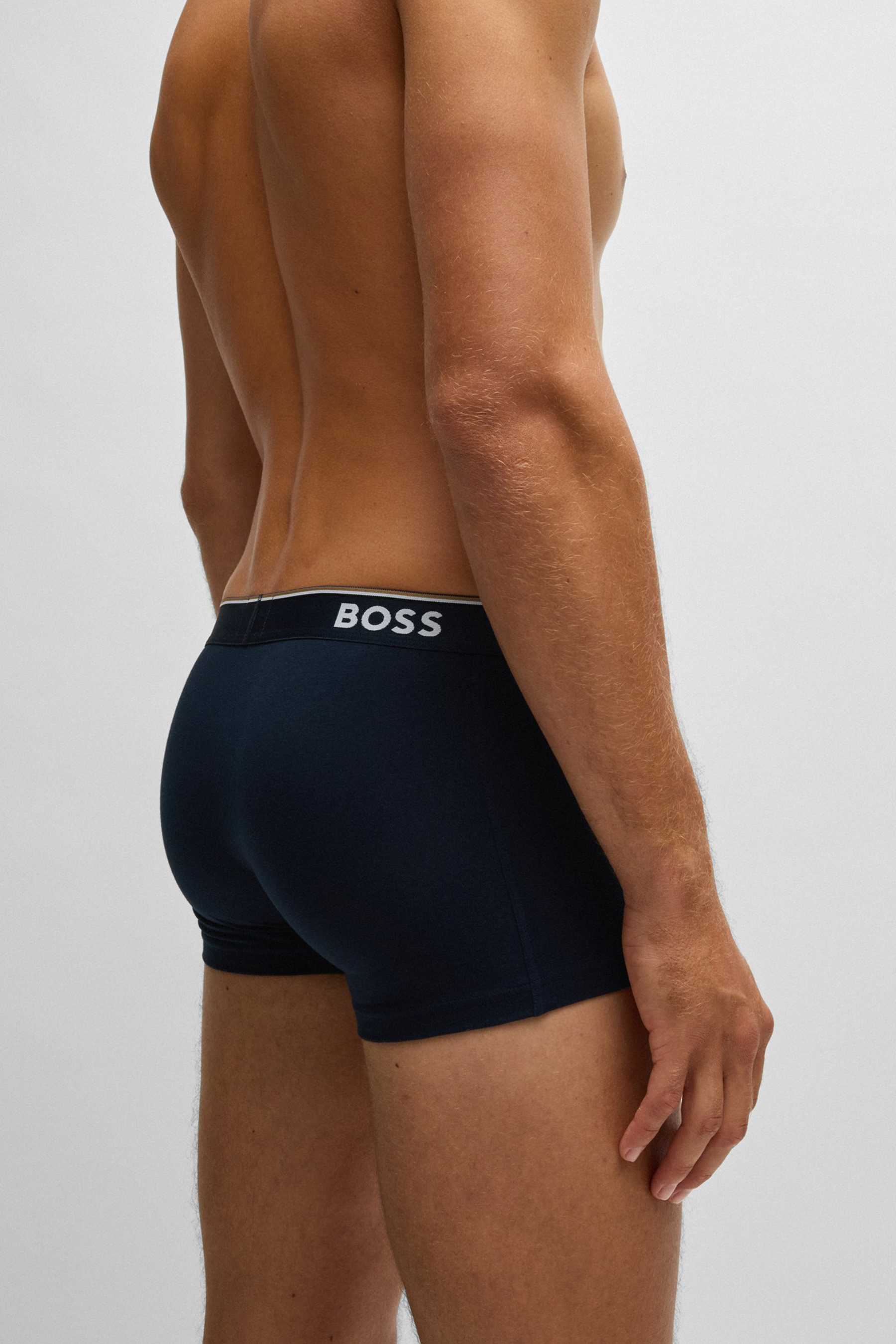 BOSS 3-Pack Cotton Stretch Trunks Power BOSS 3-Pack Cotton Stretch Trunks Power