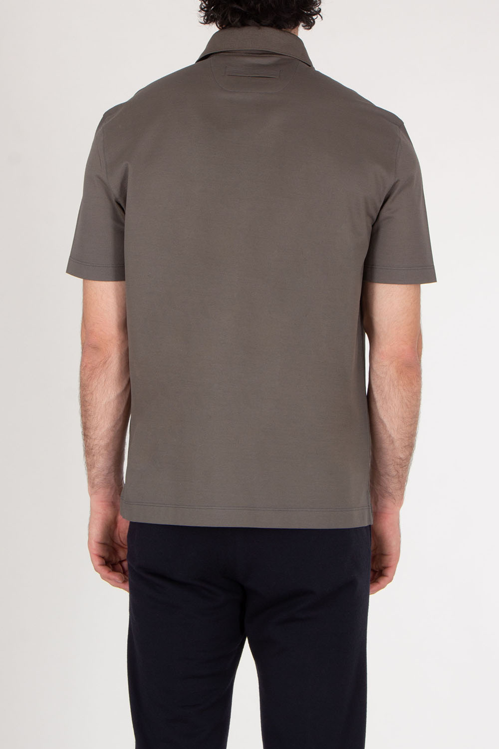 ZEGNA Cotton Piquet Polo Shirt
