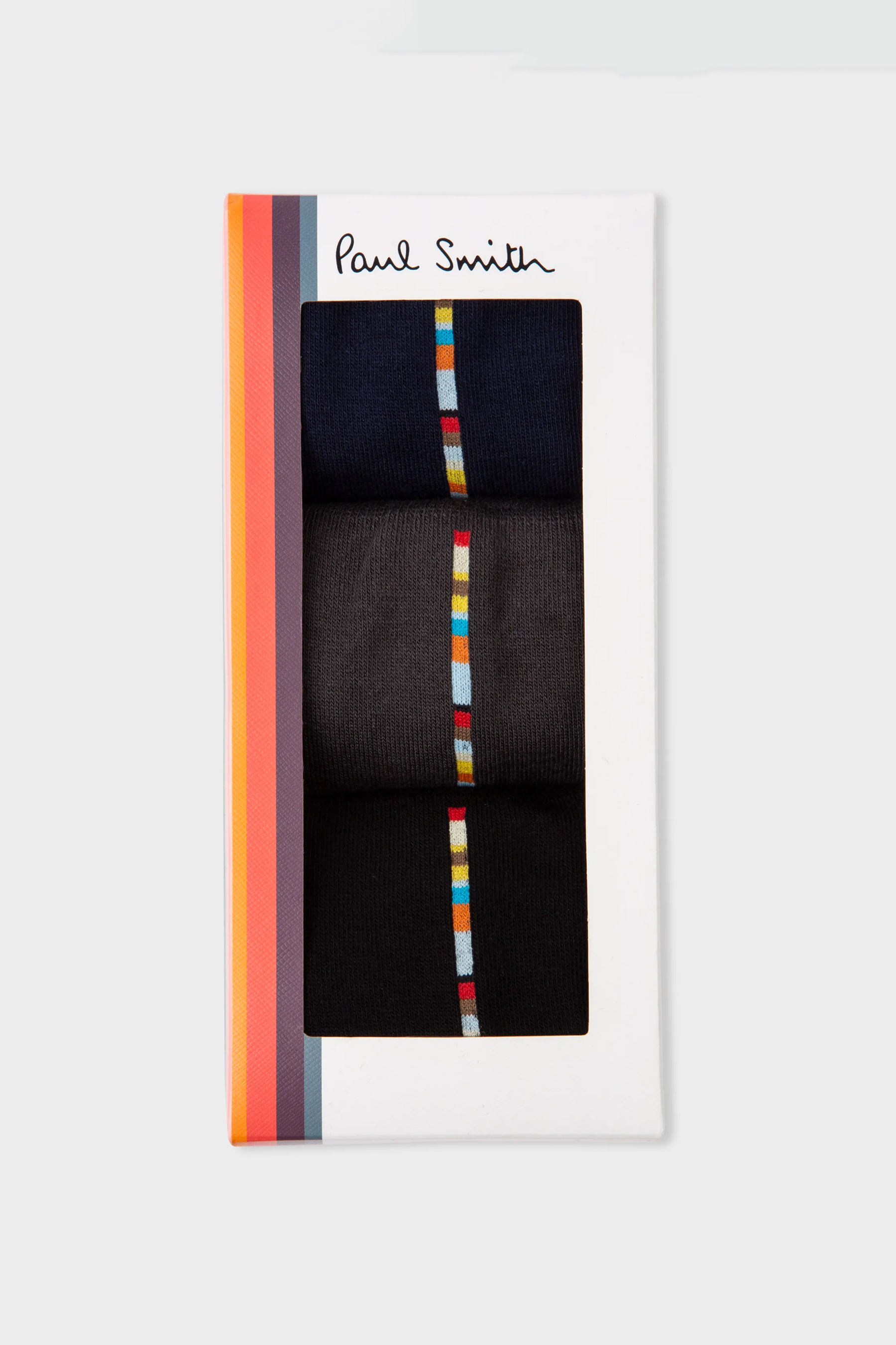 PAUL SMITH 3-Pack Central 'Signature Stripe' Cotton Blend Socks PAUL SMITH 3-Pack Central 'Signature Stripe' Cotton Blend Socks