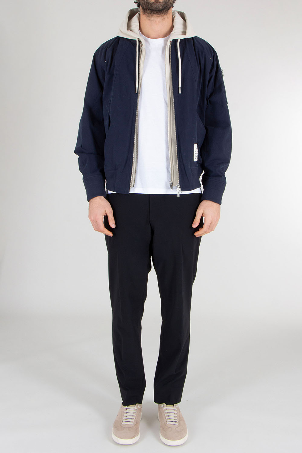 MOOSE KNUCKLES Relaxed Fit 2-in-1 Cotton Bomer Jacket Skylark 