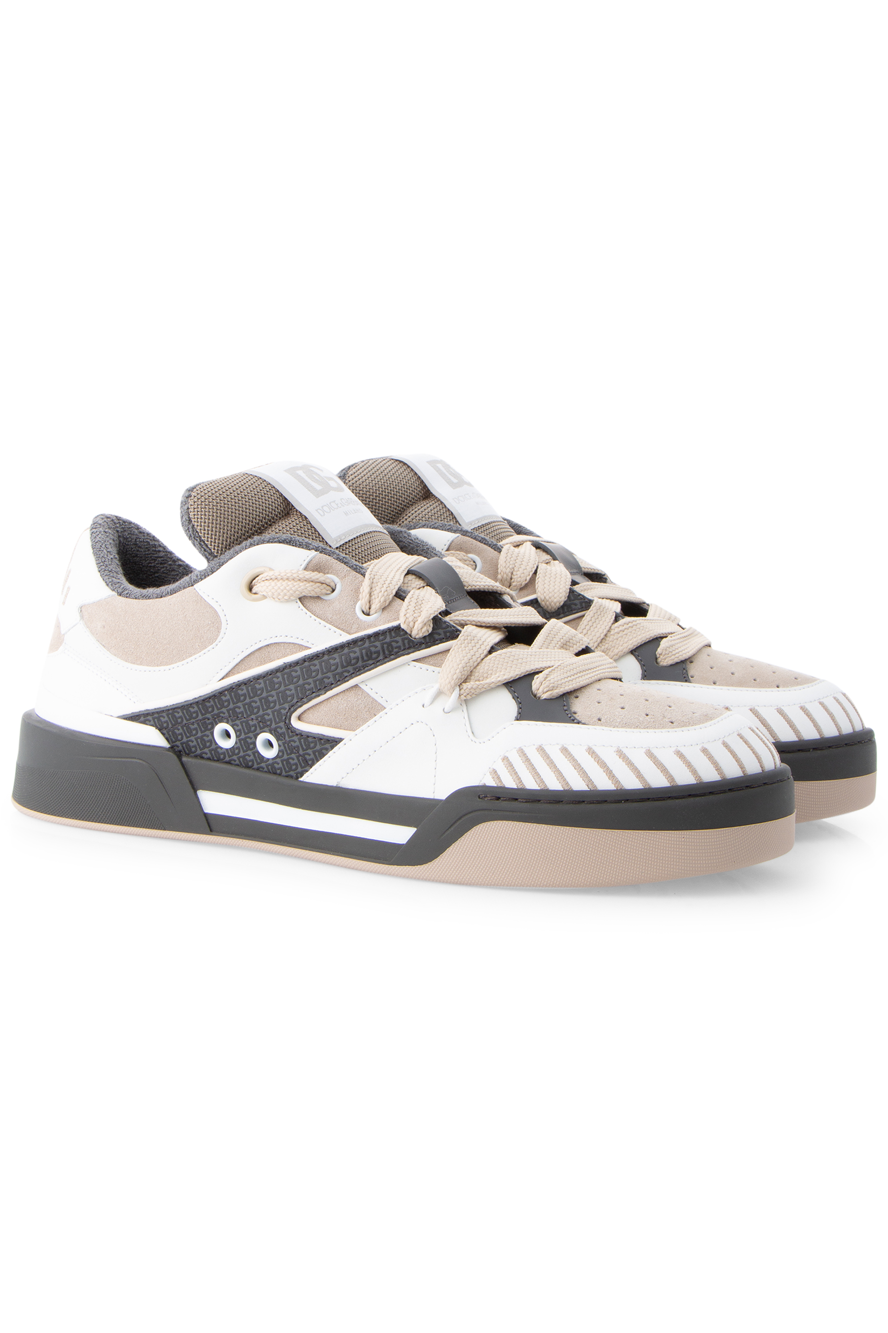 DOLCE & GABBANA Low Leather Sneakers New Roma