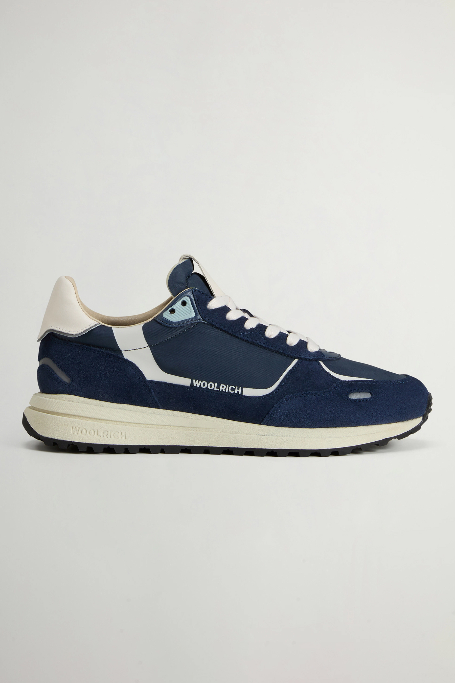 WOOLRICH Nylon Leather & Suede Sneakers Retro