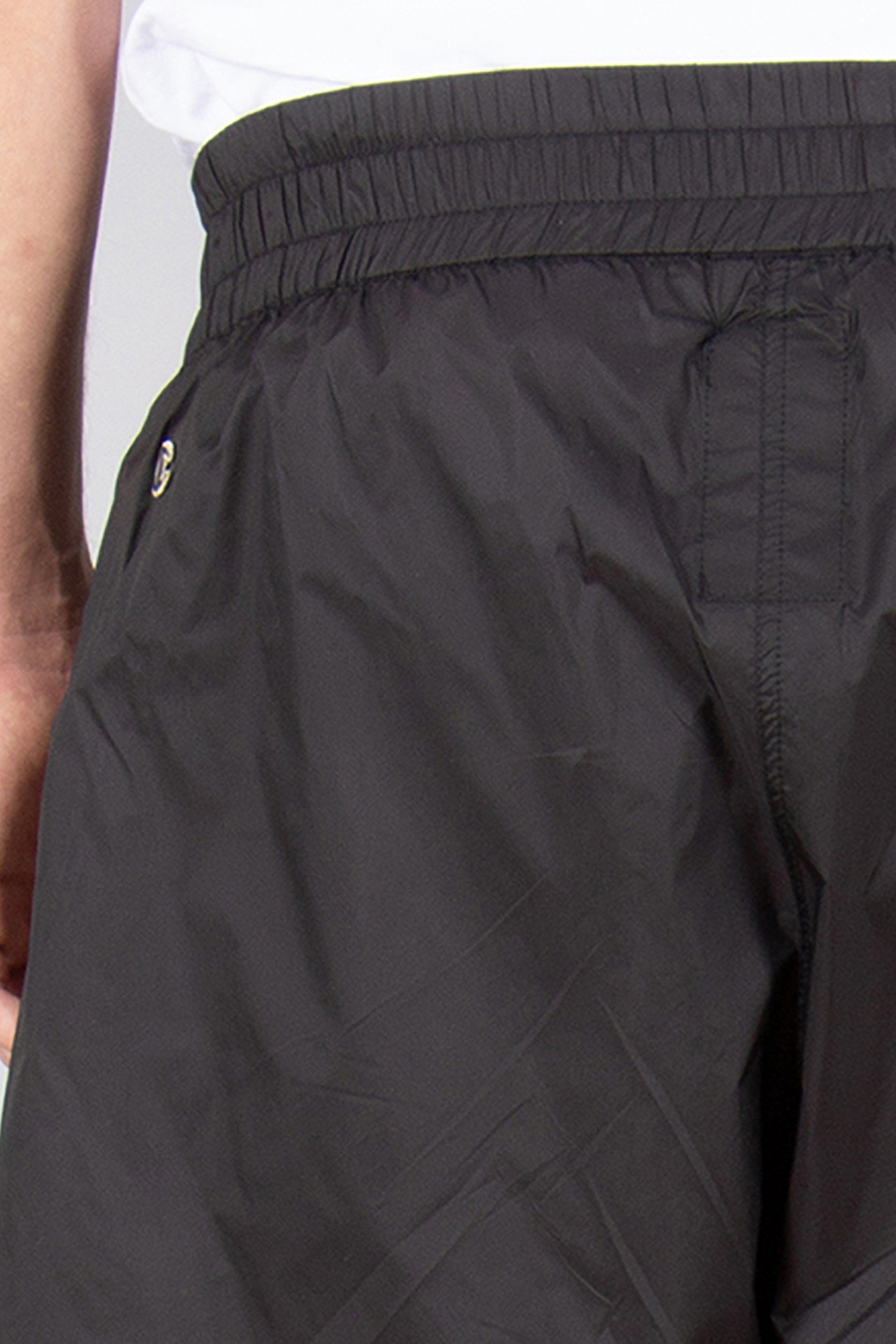 RICK OWENS DRKSHDW X Champion Loose Fit Embroidered Recycled Nylon Shorts RICK OWENS DRKSHDW X Champion Loose Fit Embroidered Recycled Nylon Shorts