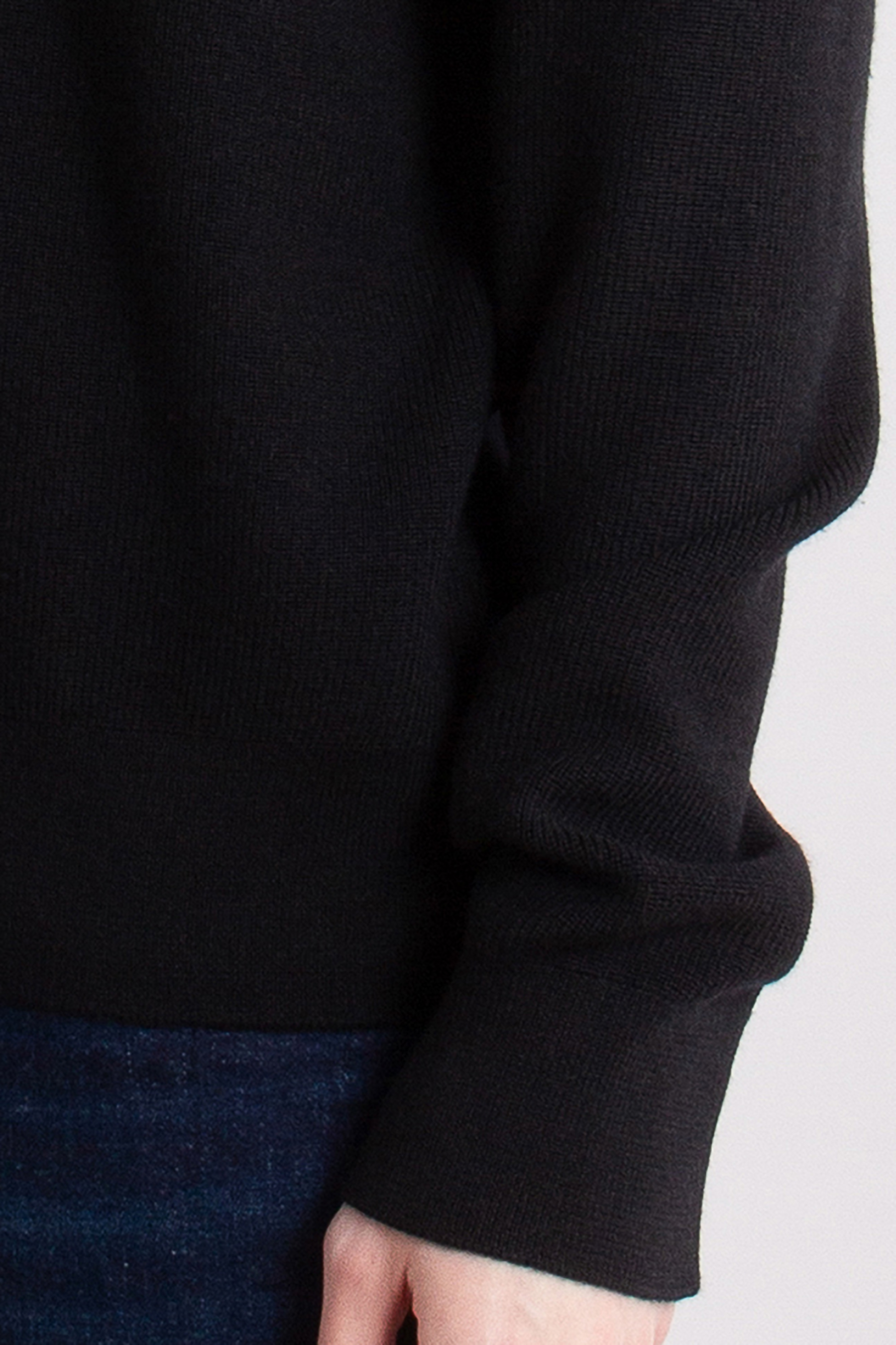 TRUSTED HANDWORK Ribbed Wool Troyer North Ice TRUSTED HANDWORK Ribbed Wool Troyer North Ice