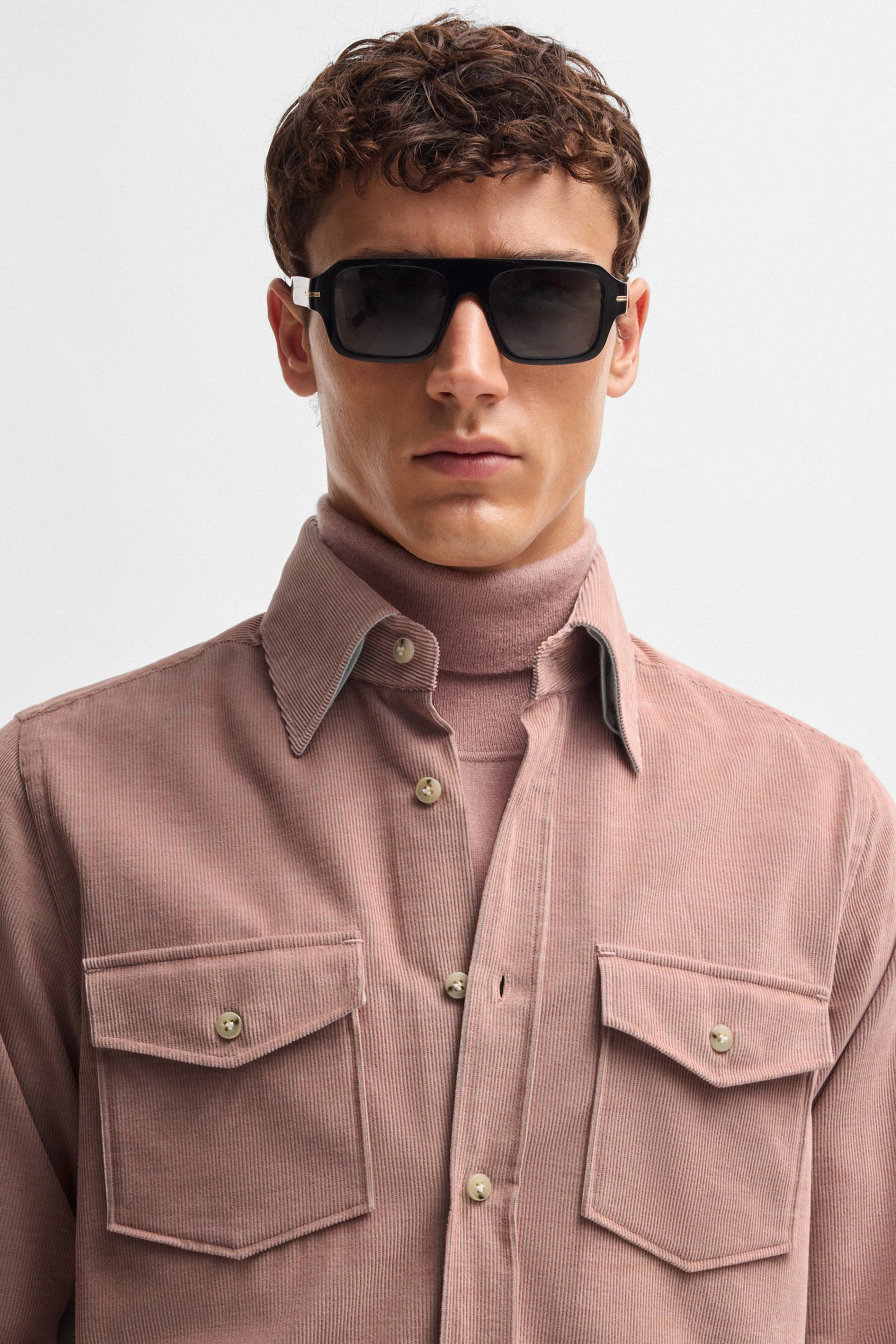 BOSS Relaxed Fit Cotton Corduroy Shirt L-Colt BOSS Relaxed Fit Cotton Corduroy Shirt L-Colt