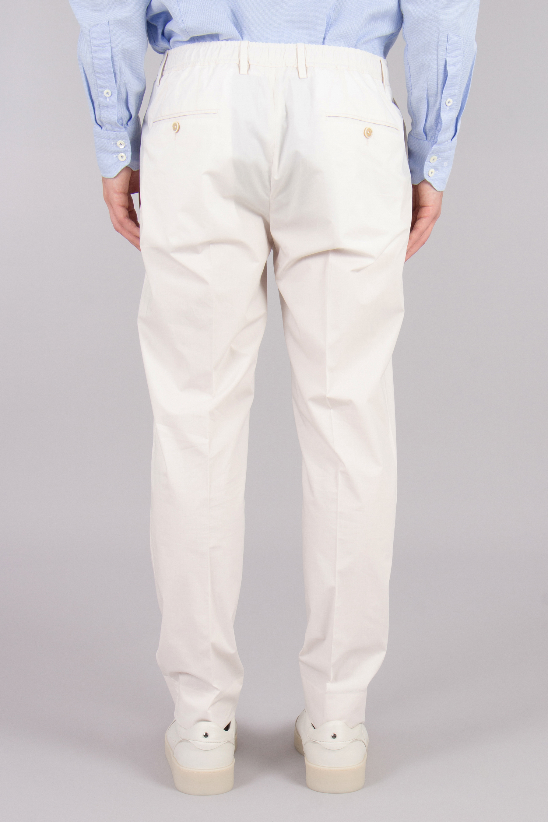 DOLCE & GABBANA Regular Fit Cotton Pleated Pants Bekleidung, Hosen, Dekoration für Zuhause, Leinen