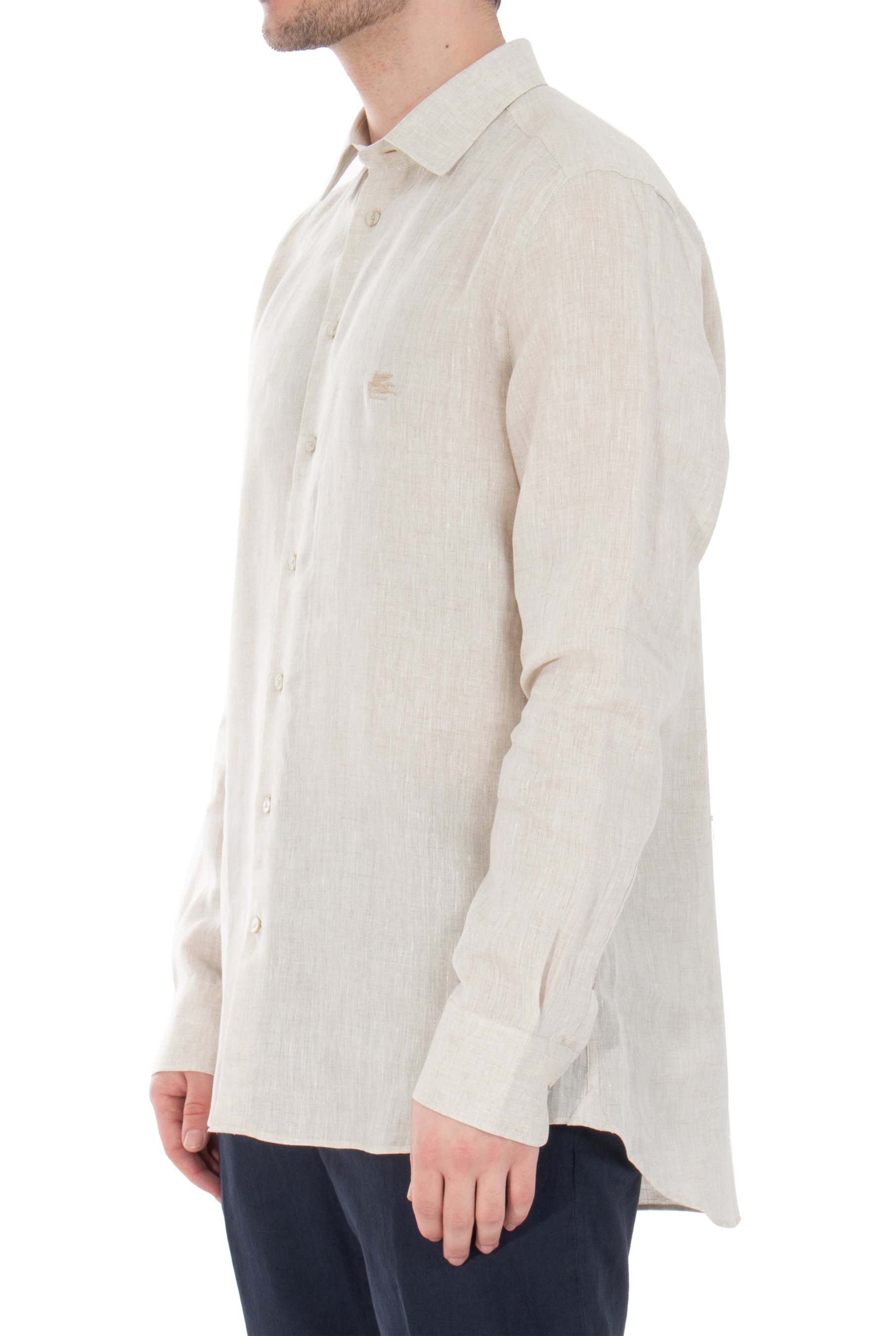 ETRO Embroidered Linen Shirt ETRO Embroidered Linen Shirt