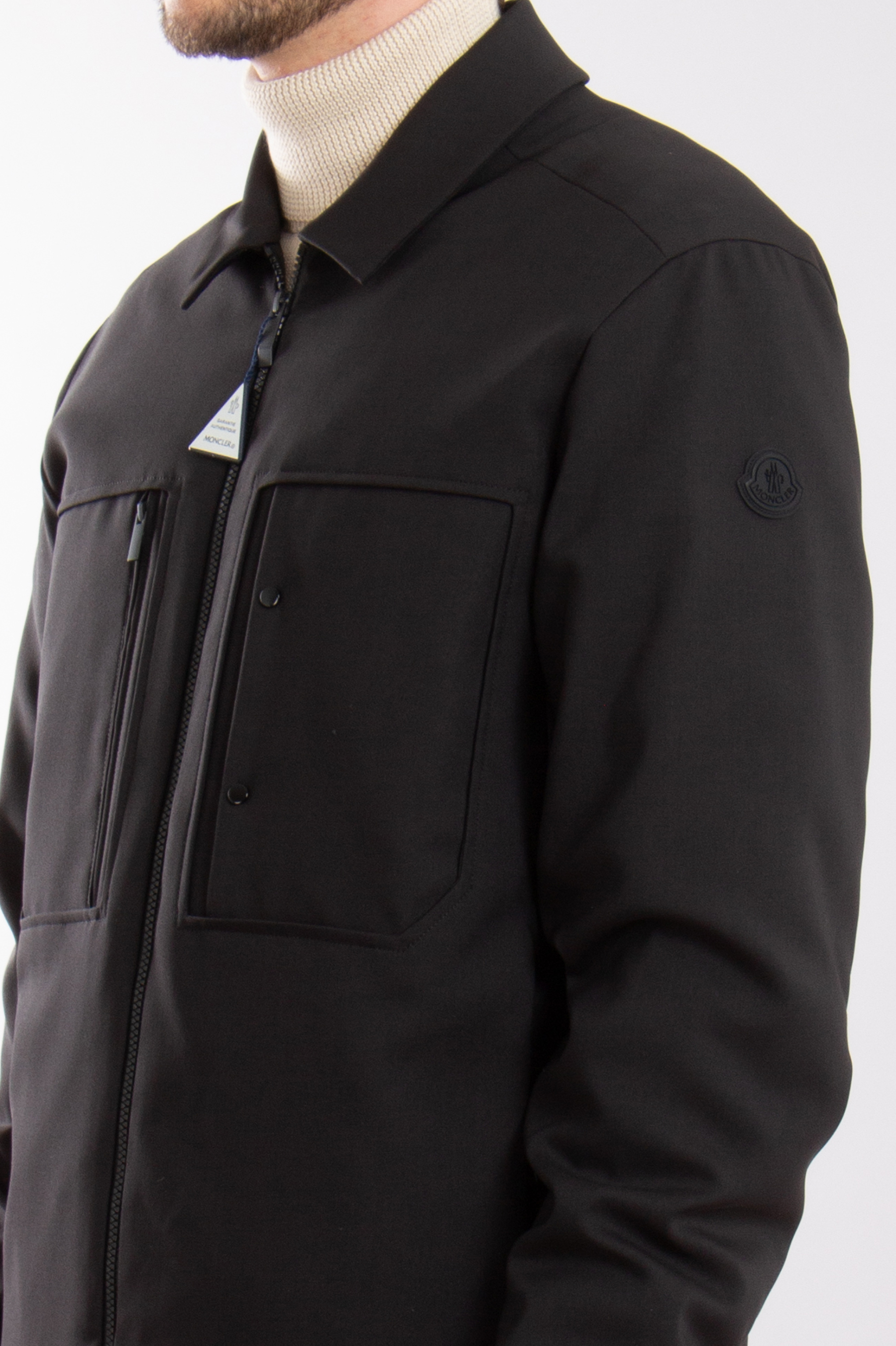 MONCLER Balaitous Polyester Twill Down Shirt Jacket