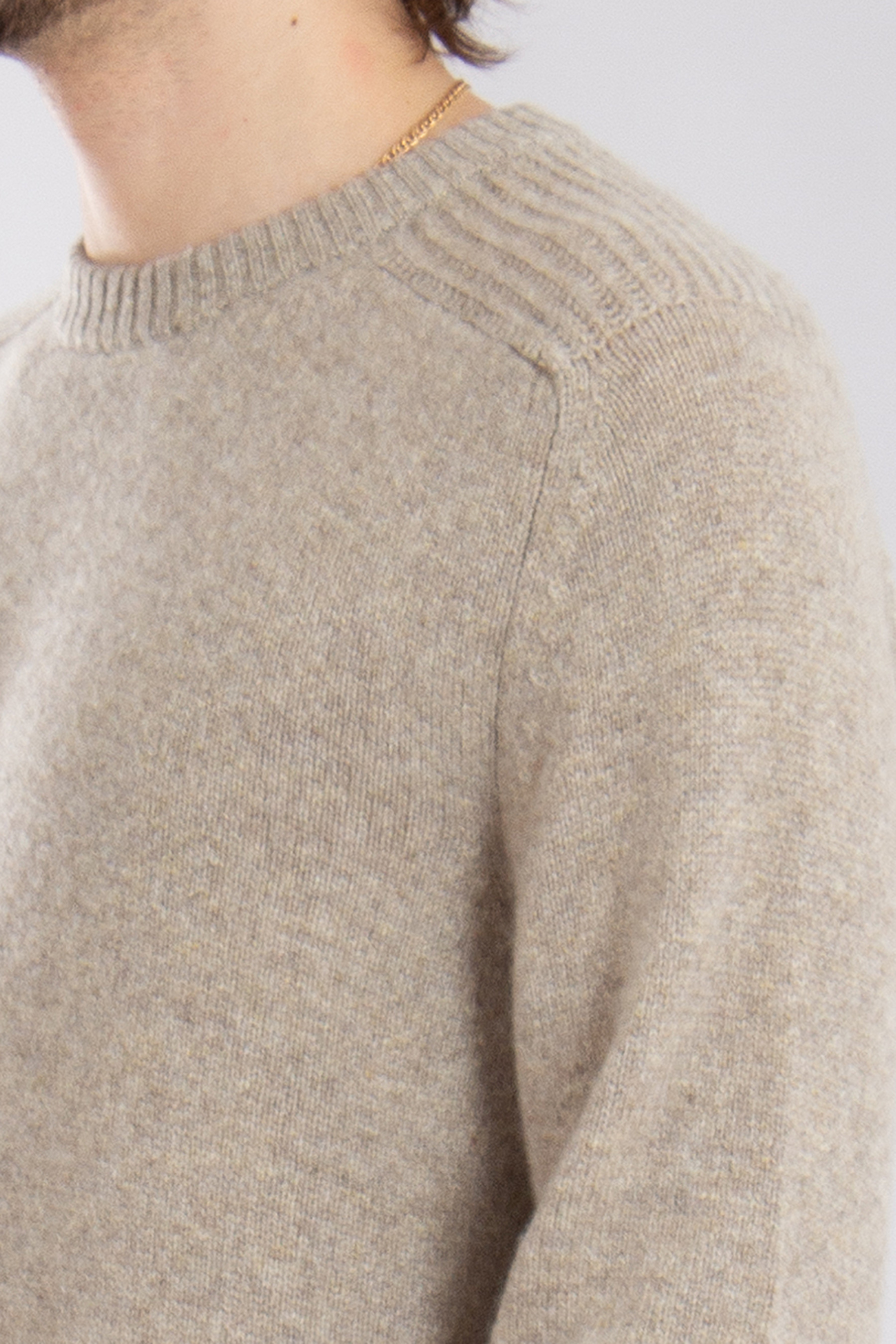 SEASE Coarsehair Cashmere Round Neck Sweater SEASE Coarsehair Cashmere Round Neck Sweater