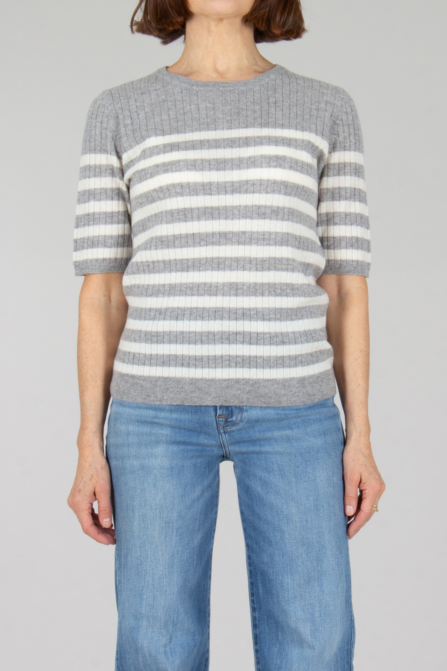 Jeanshose, Hosen, Pullover, T-shirt, Person